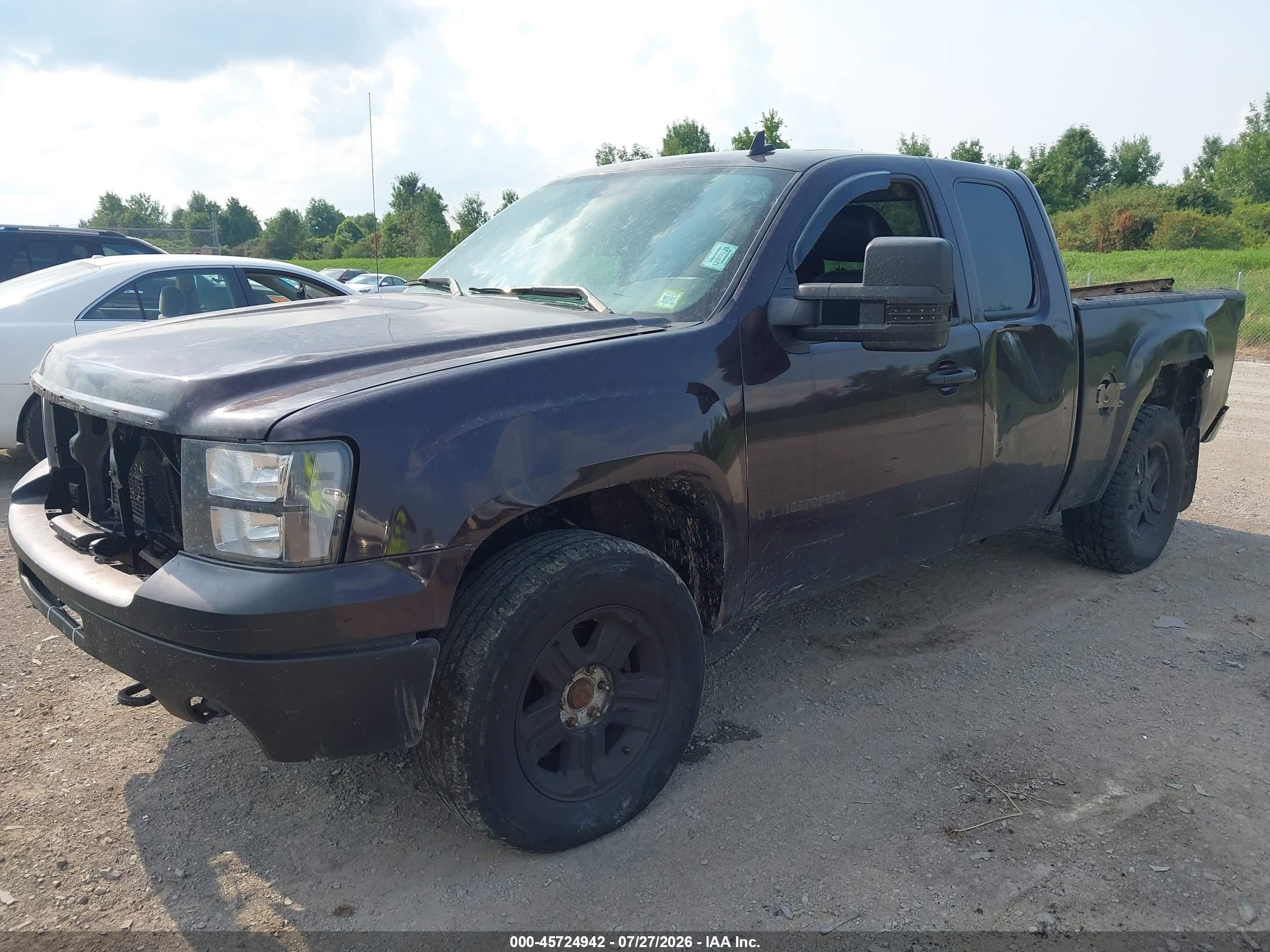 2009 Gmc Sierra 1500 Sle Purple vin: 1GTEK29J79Z218713