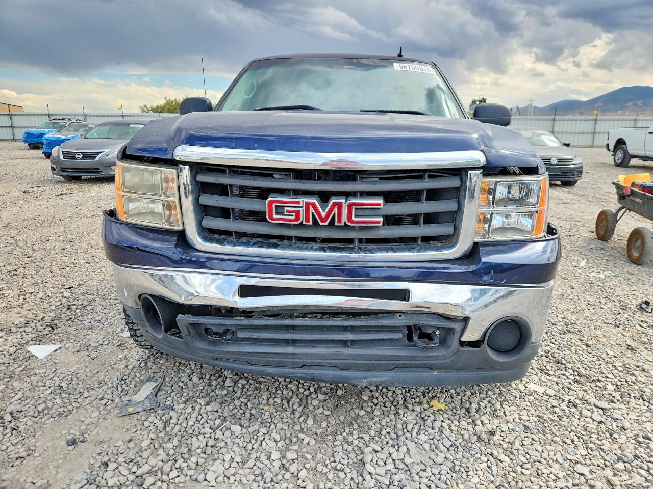 2009 Gmc Sierra K1500 Sle Blue vin: 1GTEK29J99Z203582