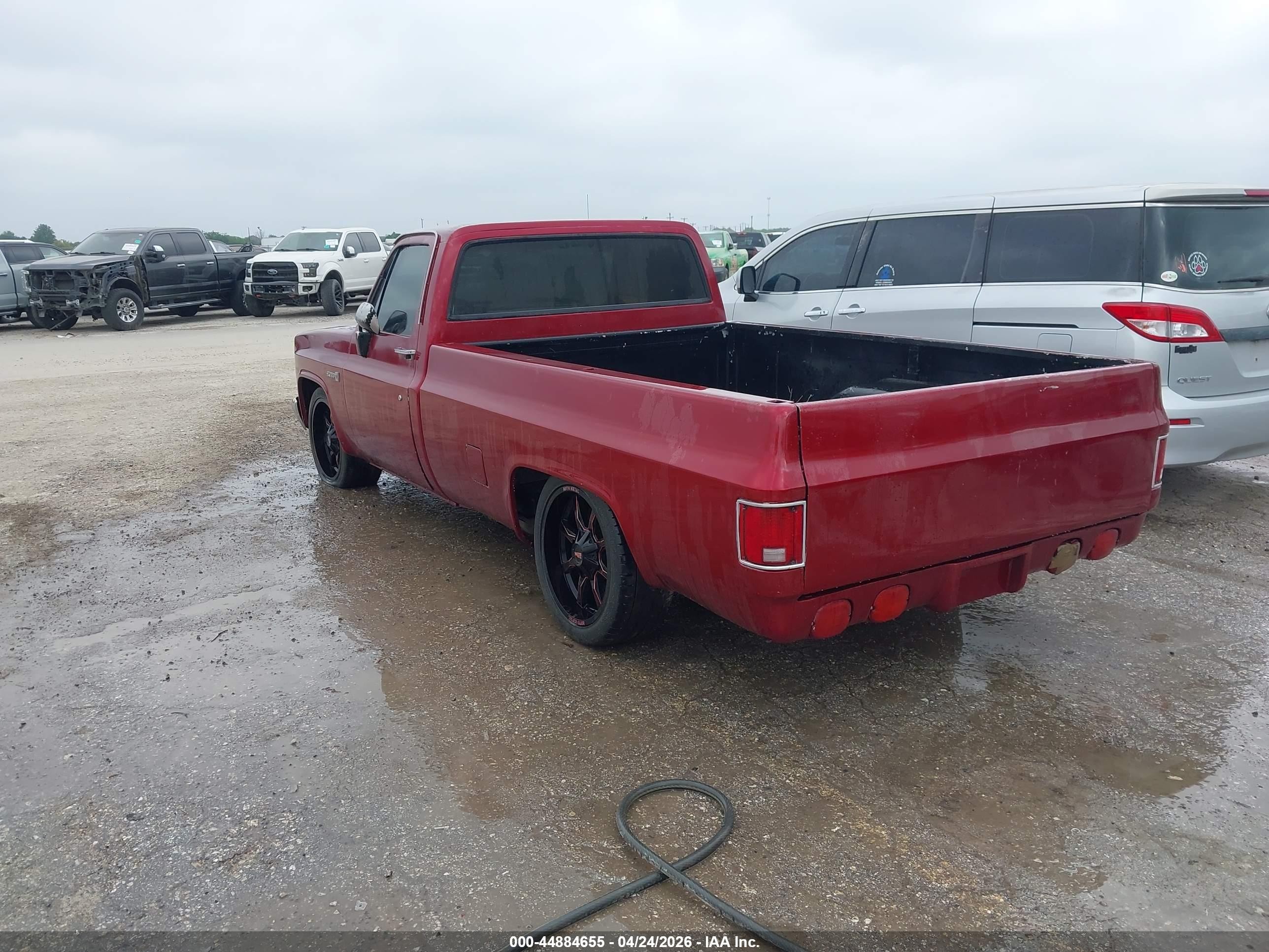 1987 Gmc R15 Conventional R1500 Maroon vin: 1GTER14H4HJ525067