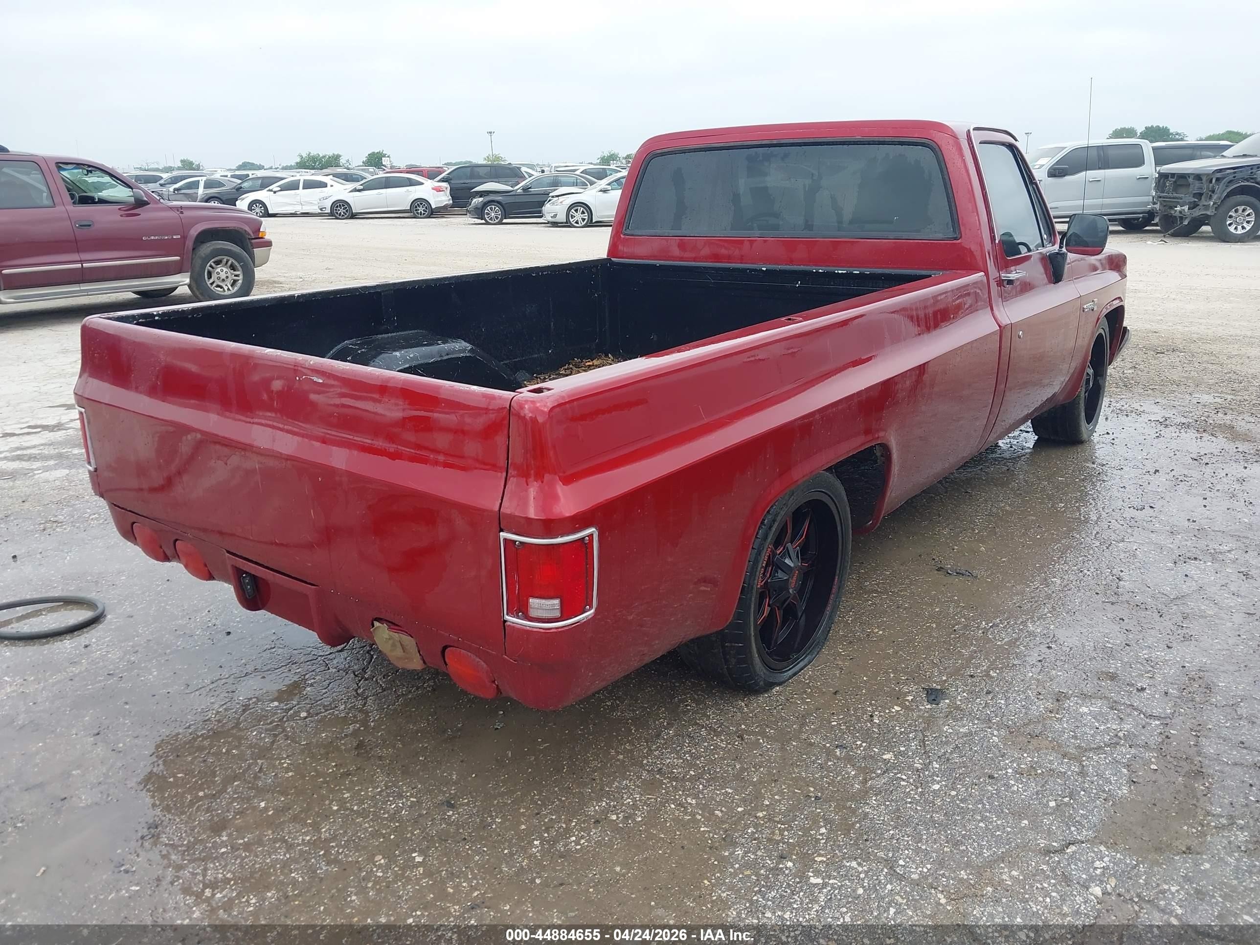 1987 Gmc R15 Conventional R1500 Maroon vin: 1GTER14H4HJ525067