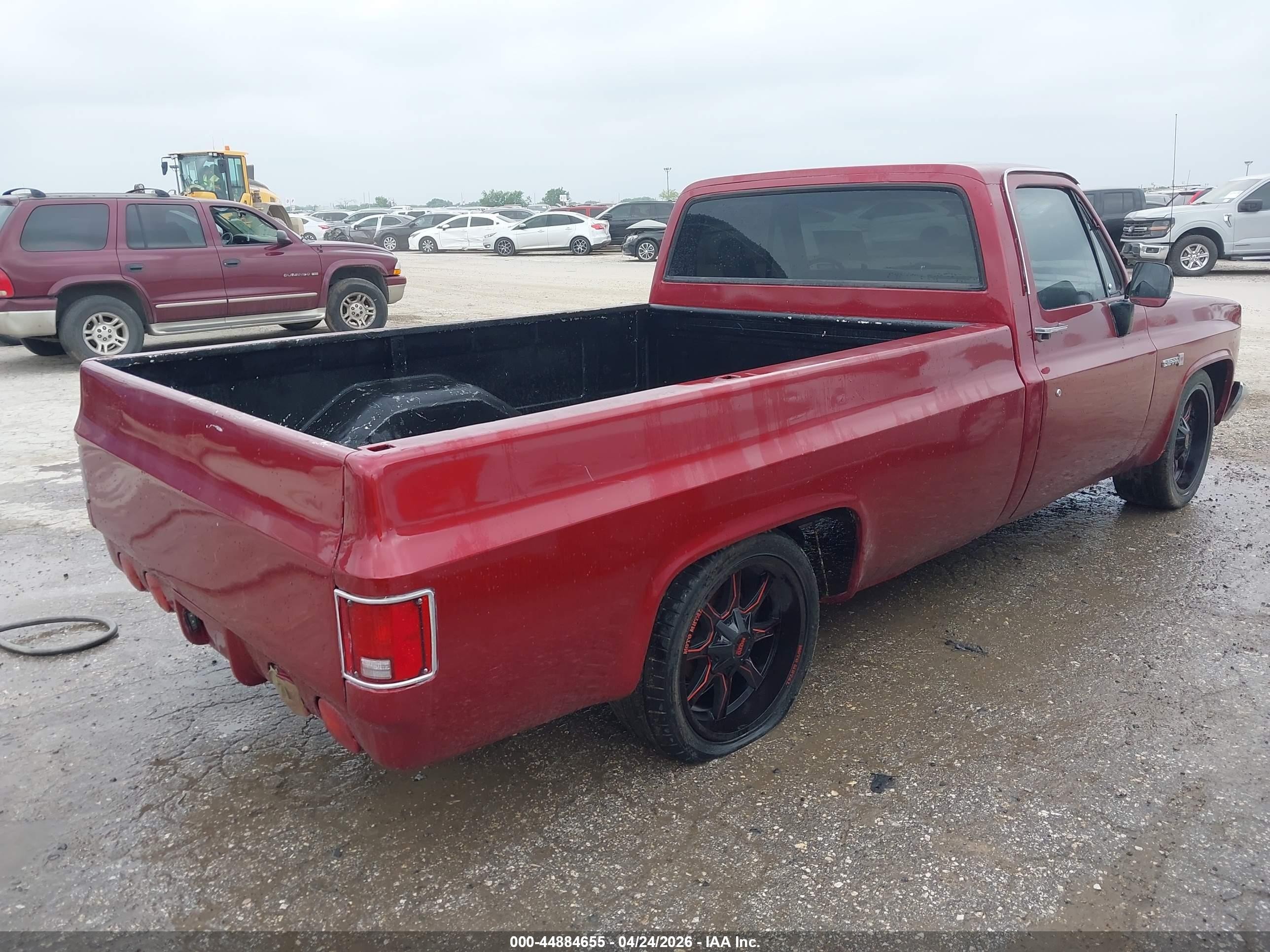 1987 Gmc R15 Conventional R1500 Maroon vin: 1GTER14H4HJ525067