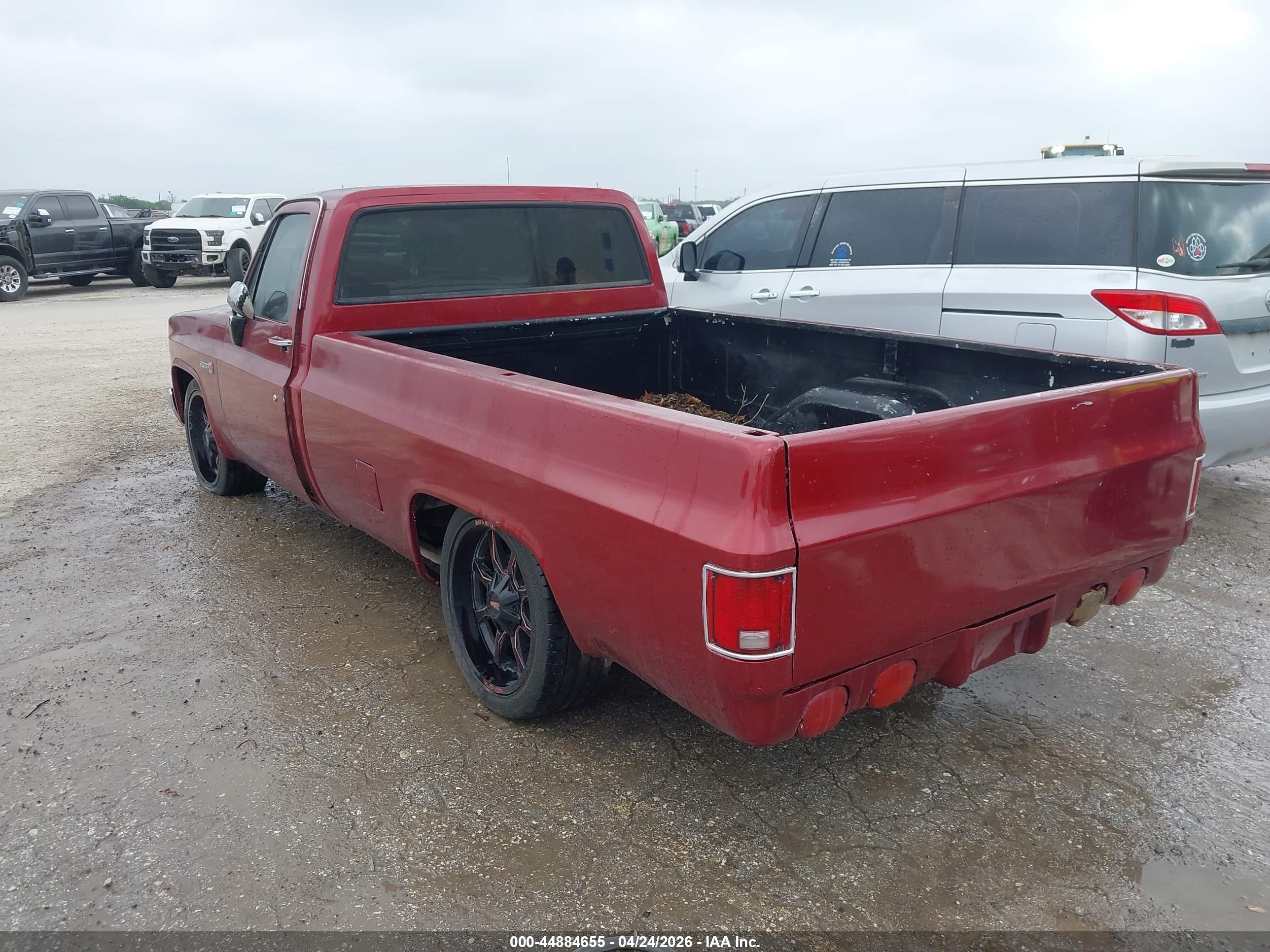 1987 Gmc R15 Conventional R1500 Maroon vin: 1GTER14H4HJ525067
