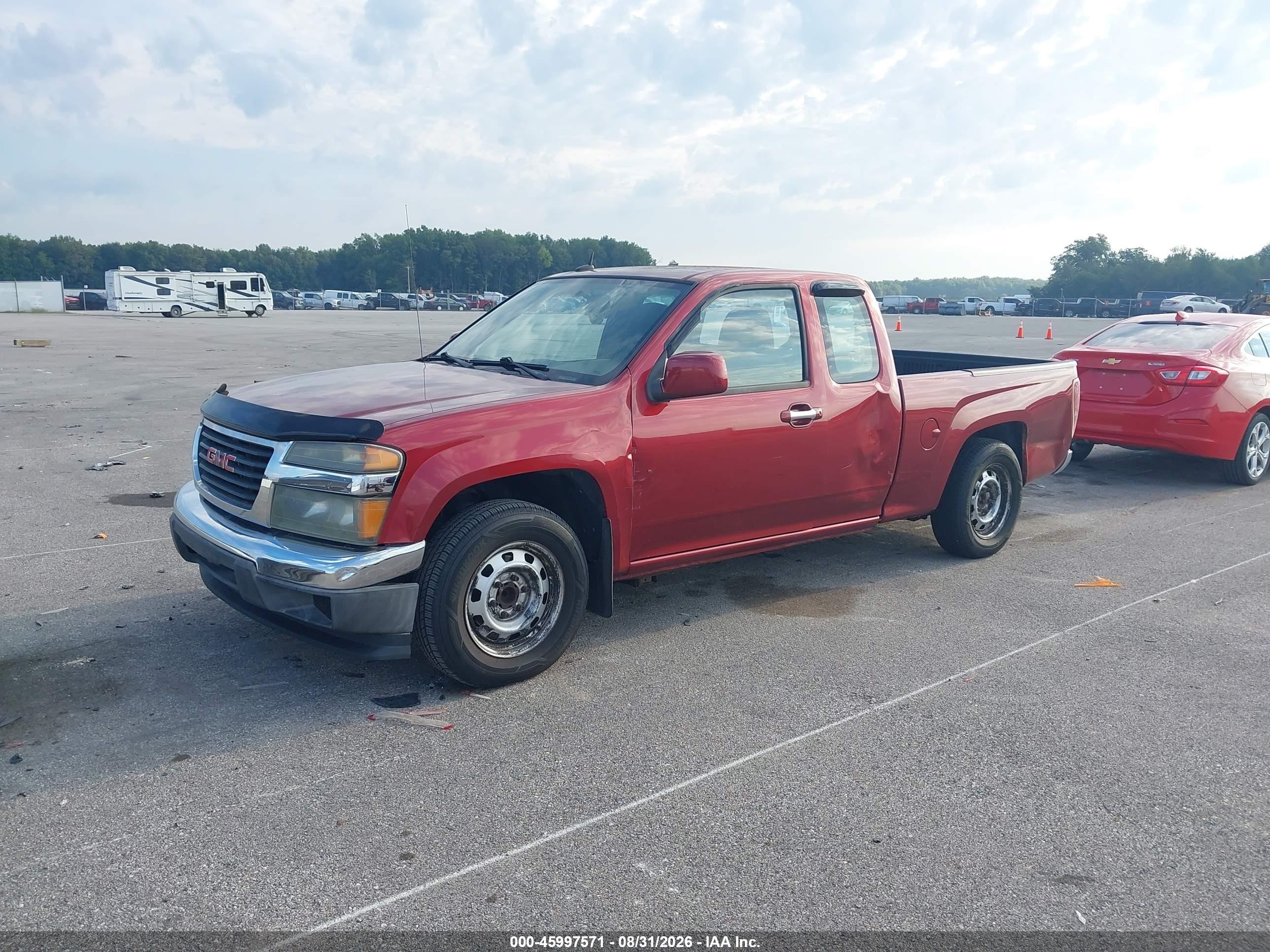 2010 Gmc Canyon Sle1 Red vin: 1GTESCD91A8122539