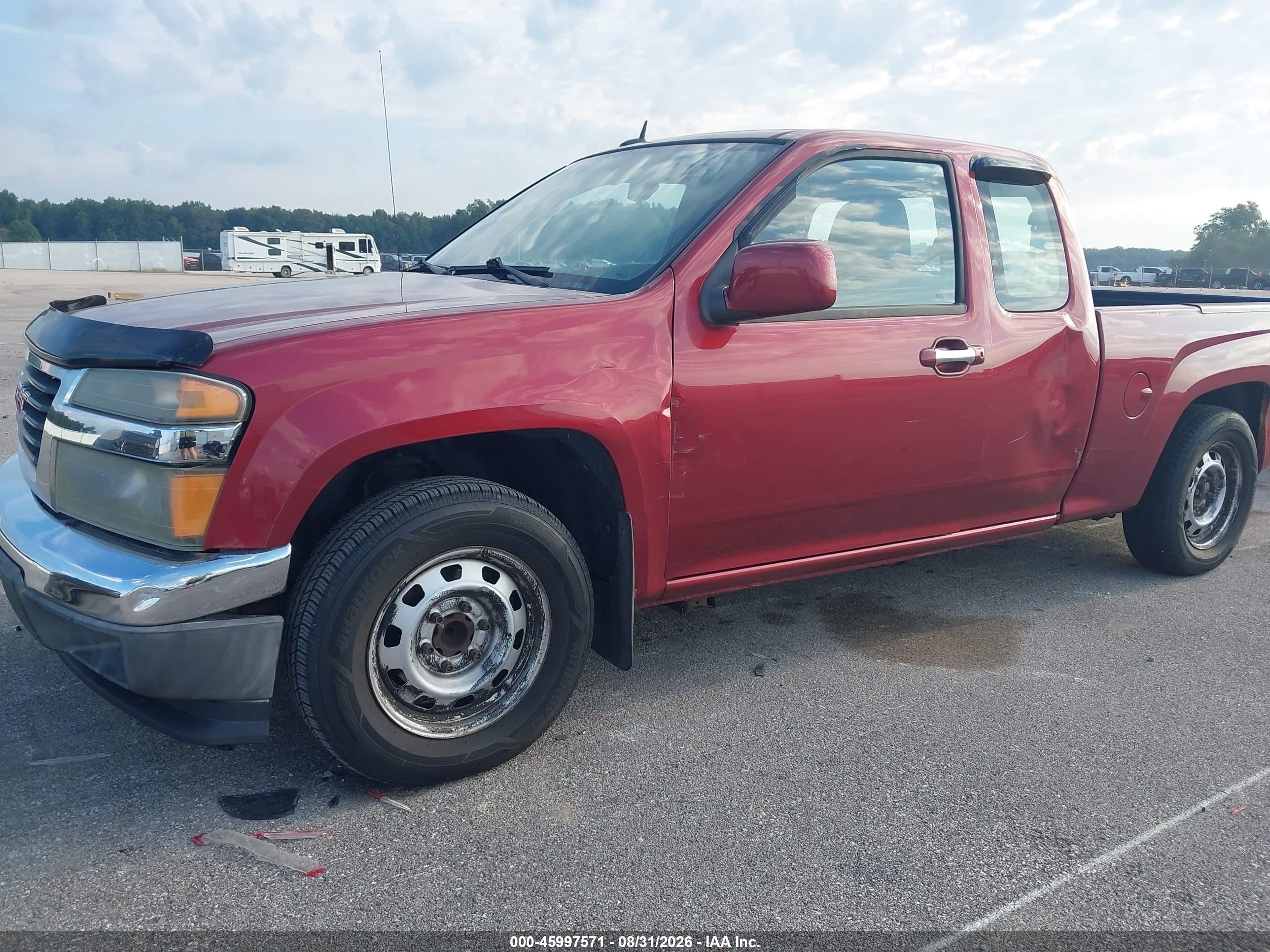 2010 Gmc Canyon Sle1 Red vin: 1GTESCD91A8122539