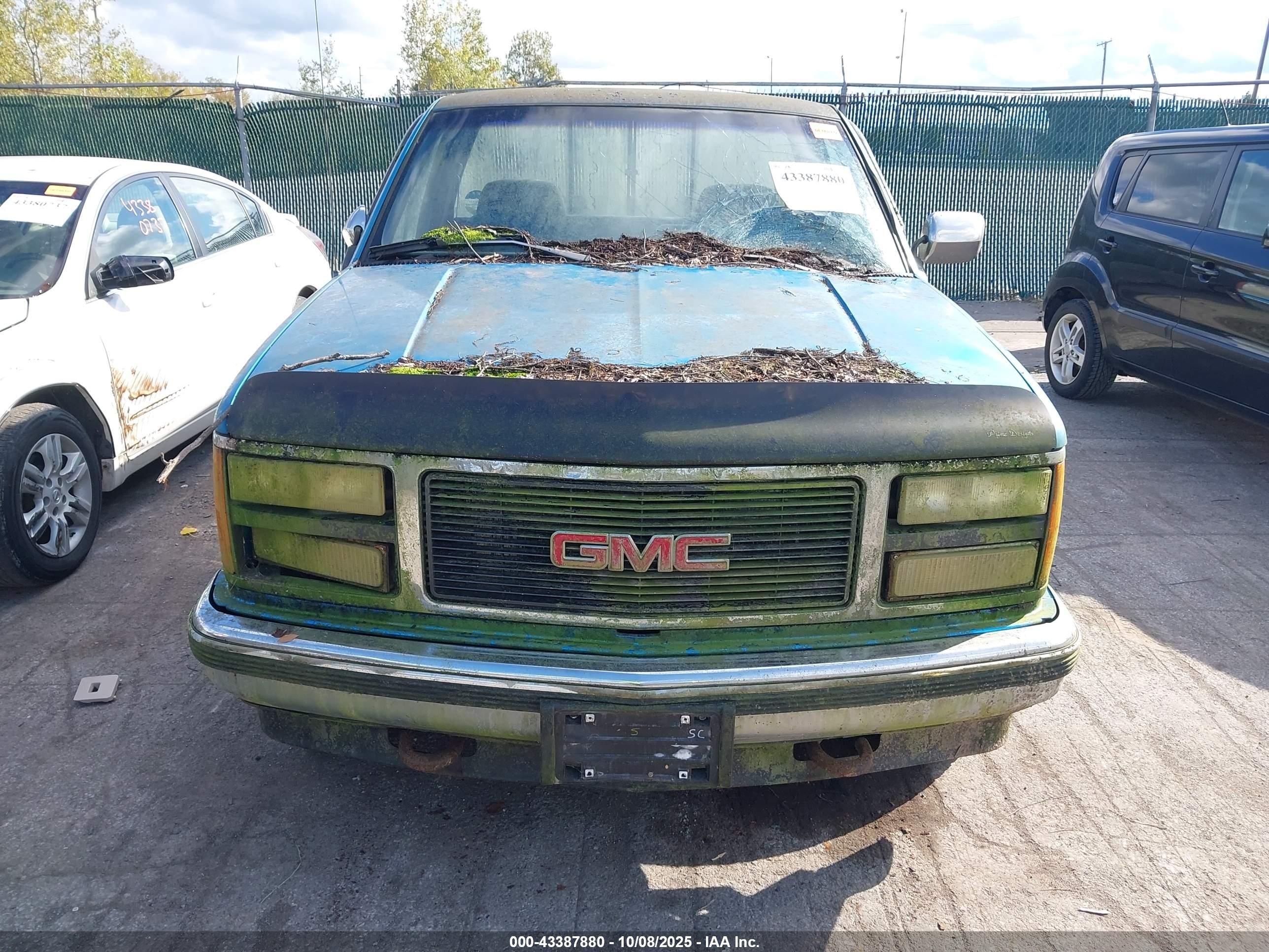1992 Gmc Sierra C2500 Синий vin: 1GTFC24K0NE534960