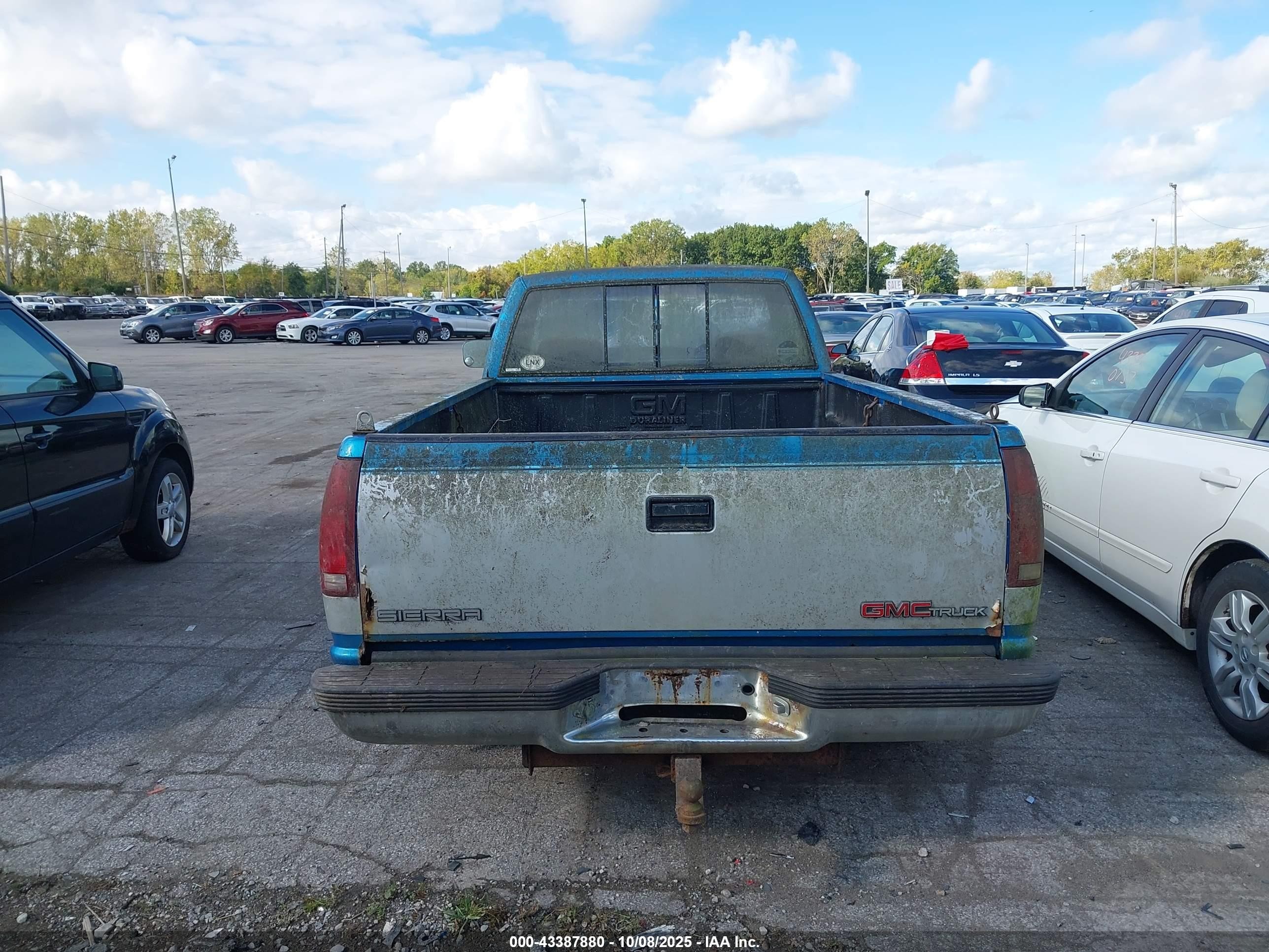 1992 Gmc Sierra C2500 Синий vin: 1GTFC24K0NE534960