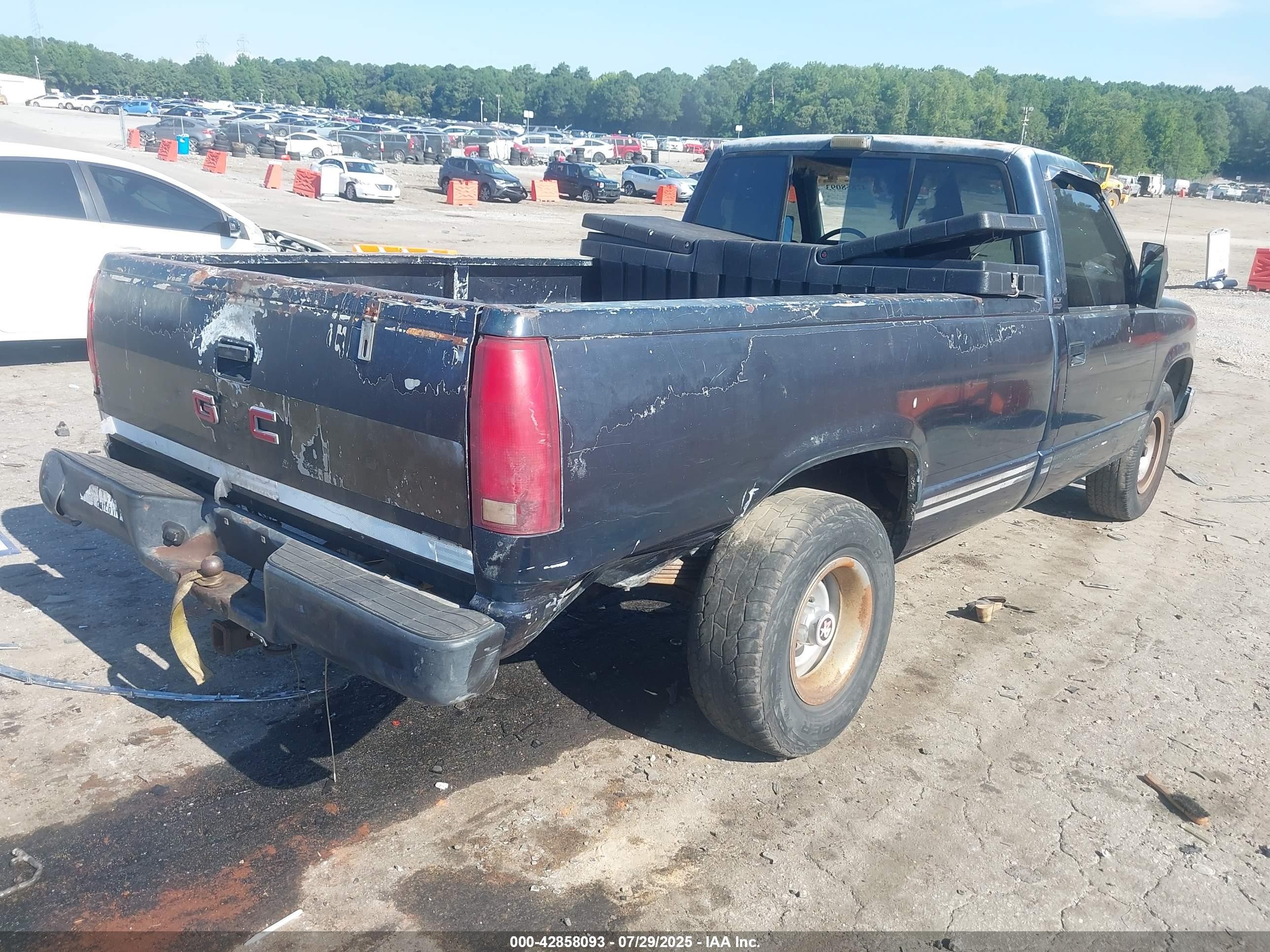 1989 Gmc Sierra C2500 Black vin: 1GTFC24K5KE551765