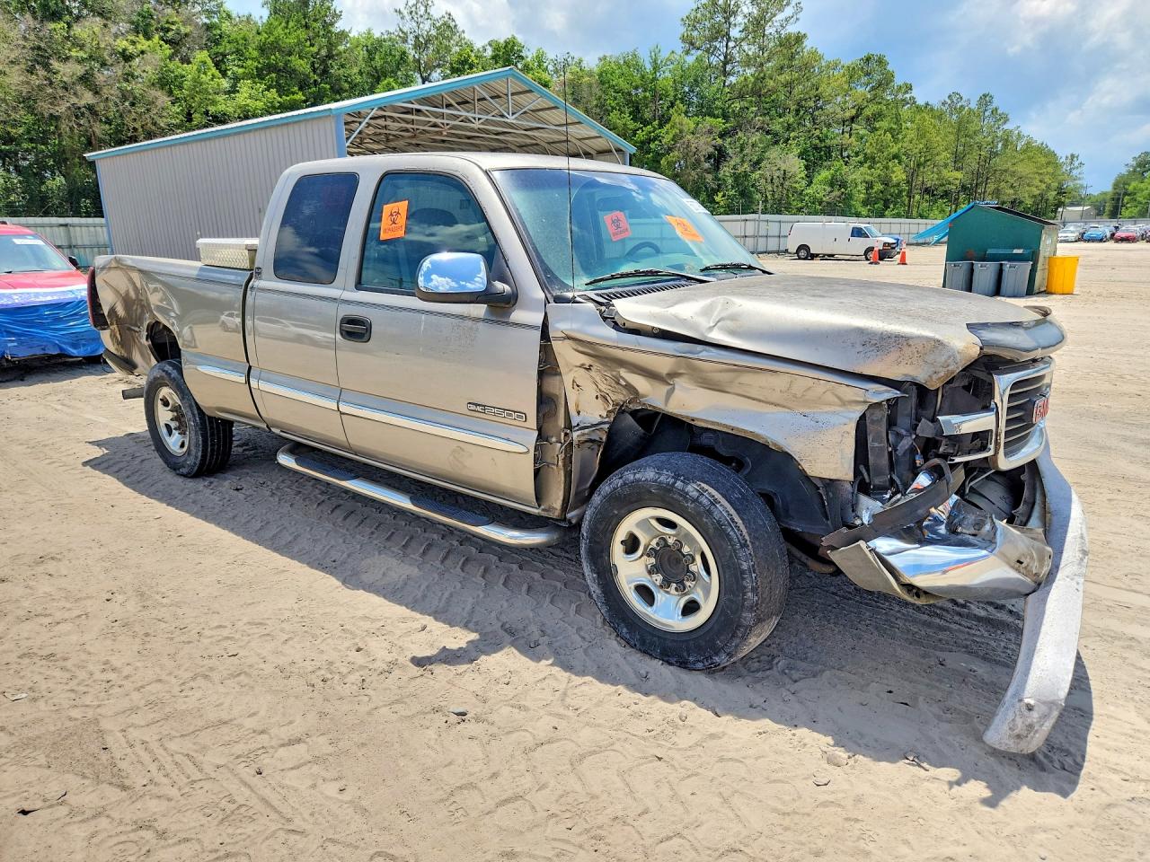 1999 Gmc New Sierra C2500 Tan vin: 1GTFC29T8XZ508488