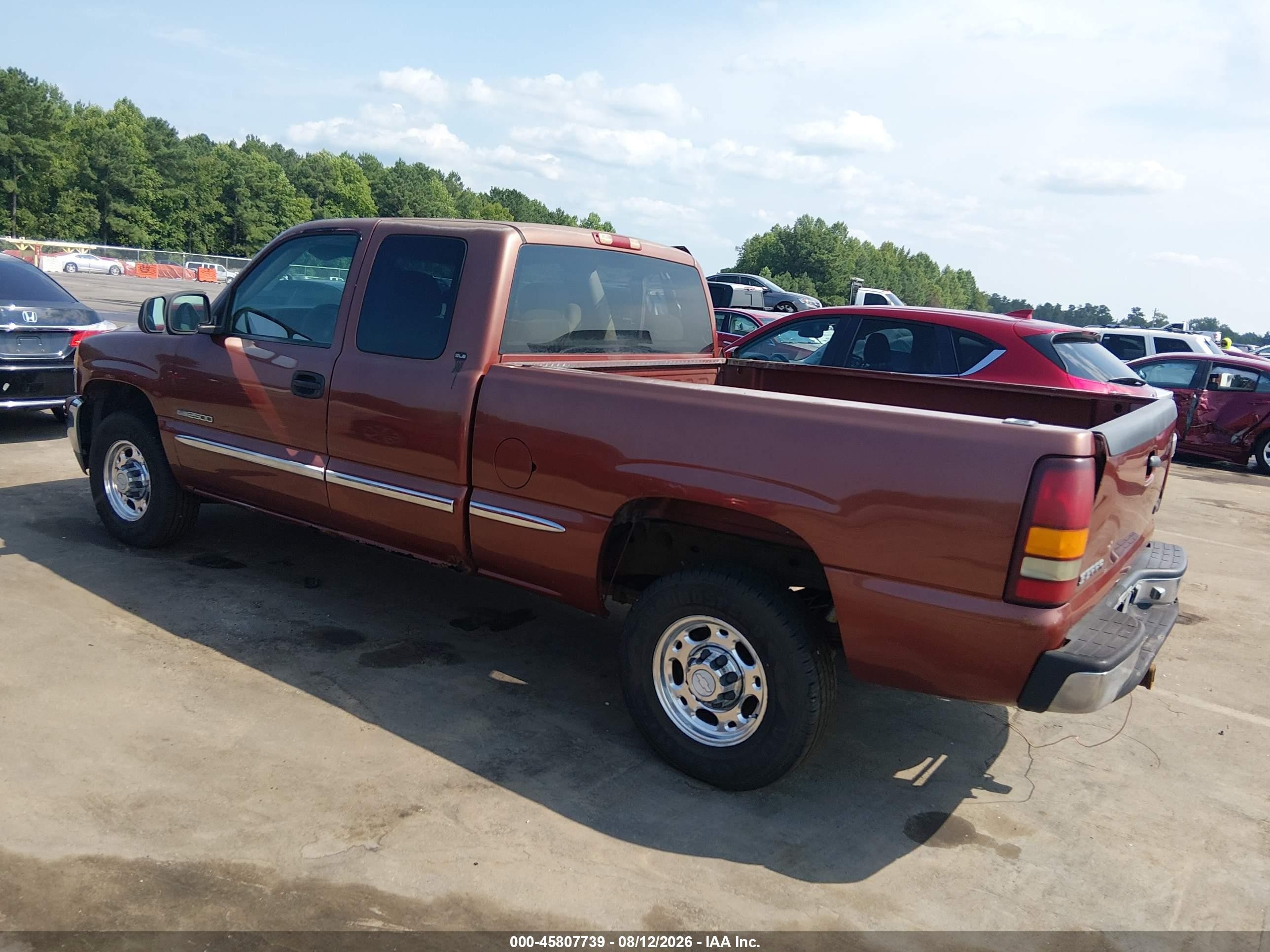 2000 Gmc Sierra 2500 Sle Red vin: 1GTFC29U4YZ105828