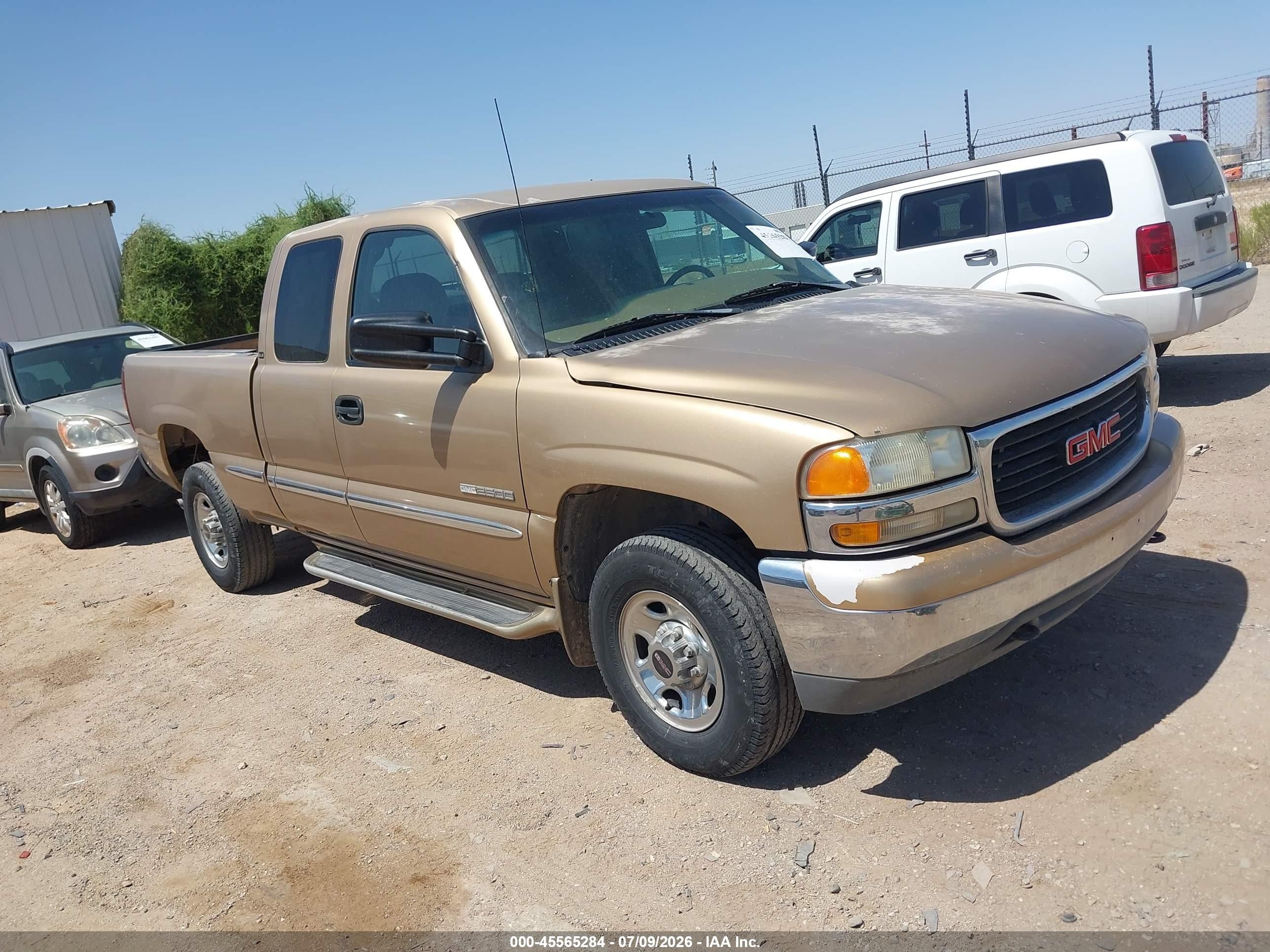 2000 Gmc Sierra 2500 Sle Золотой vin: 1GTFC29U5YZ129717