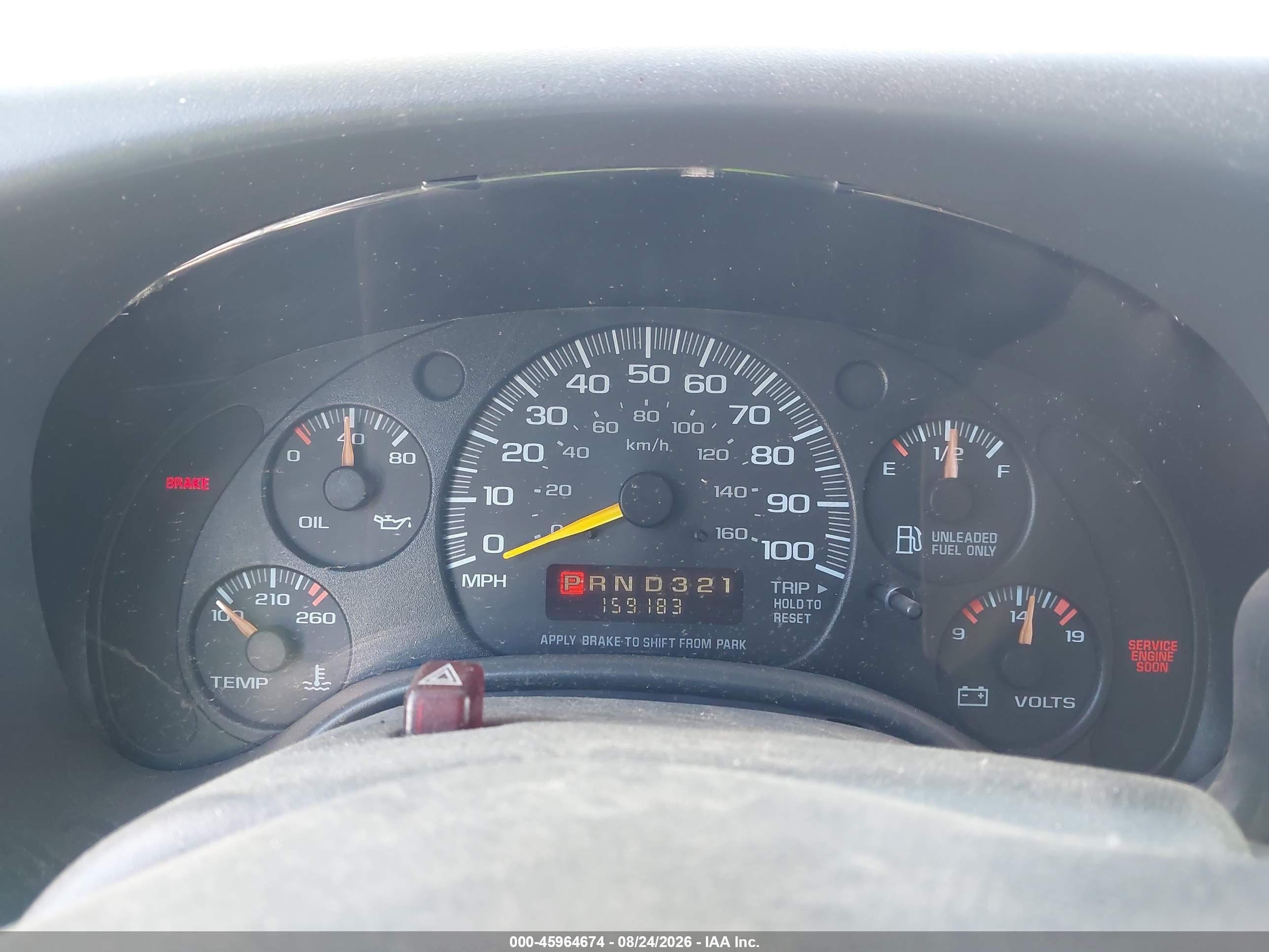 1998 Gmc Savana Standard White vin: 1GTFG15W8W1072589