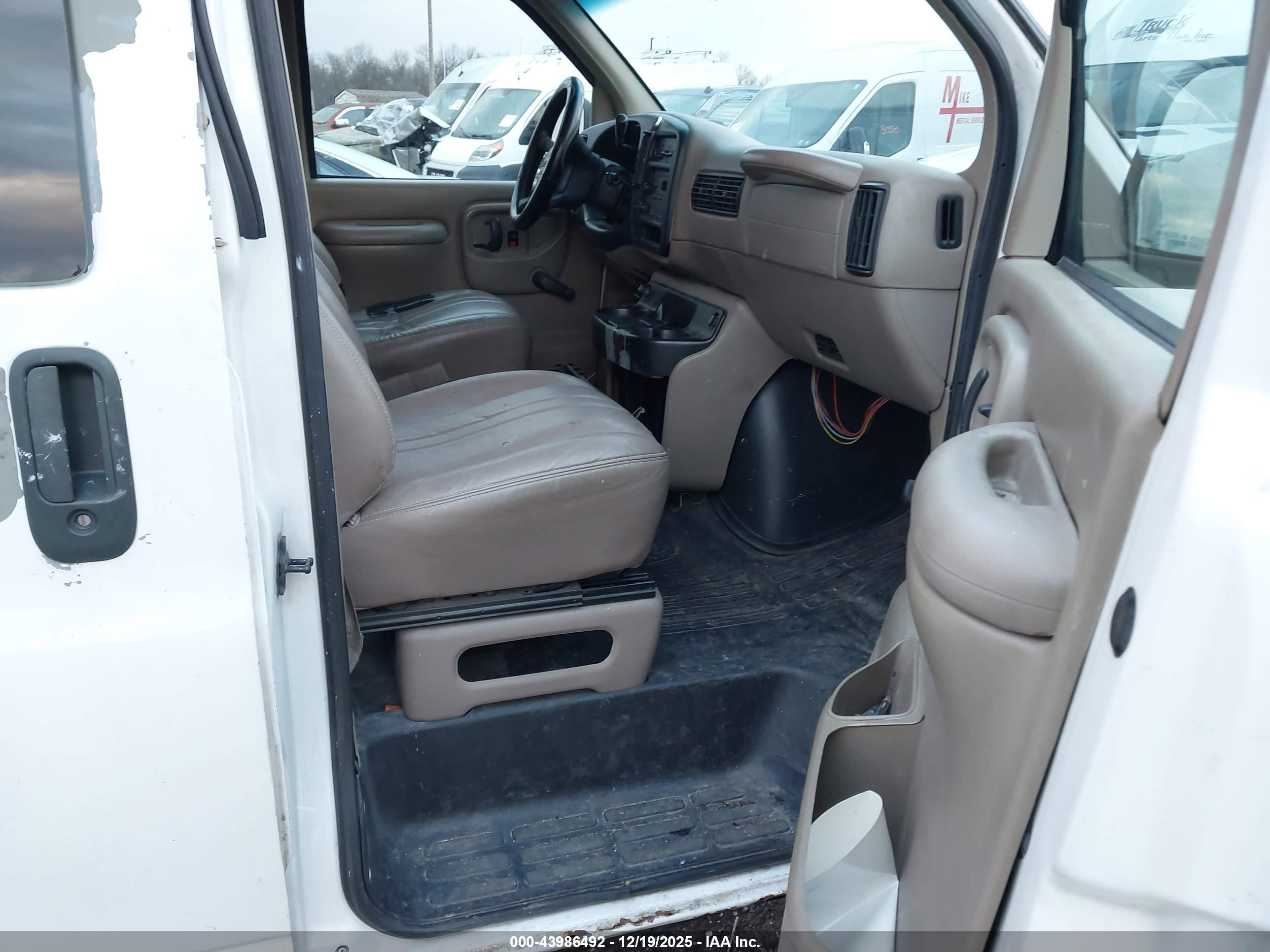 2002 Gmc Savana Standard White vin: 1GTFG25M021108855