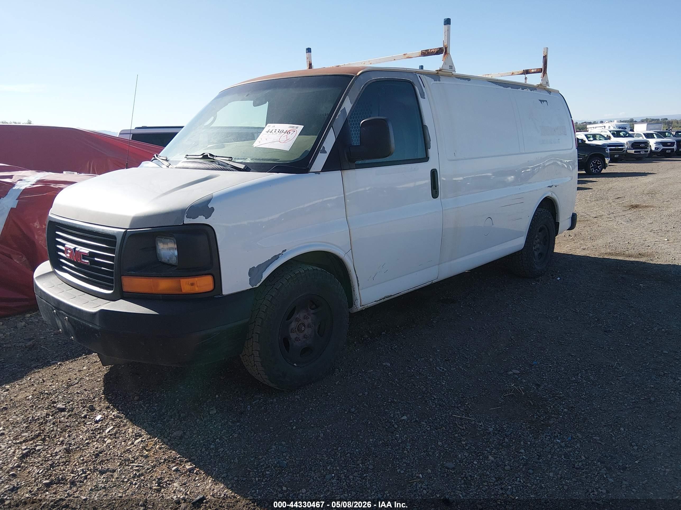 2007 Gmc Savana Work Van White vin: 1GTFH15T671201630
