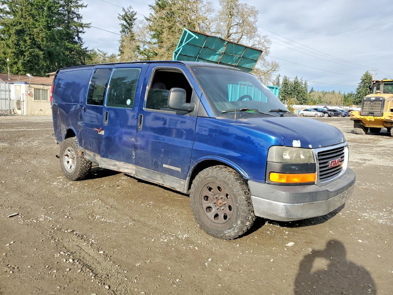 2003 Gmc Savana G2500 Blue vin: 1GTFH25T031149170