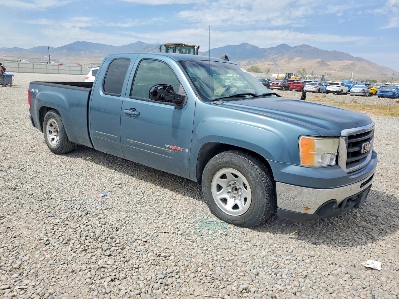 2007 Gmc New Sierra K1500 Blue vin: 1GTFK19YX7Z633288