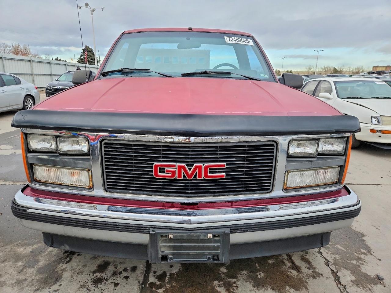 1989 Gmc Sierra K2500 Burgundy vin: 1GTFK24K0KE538649