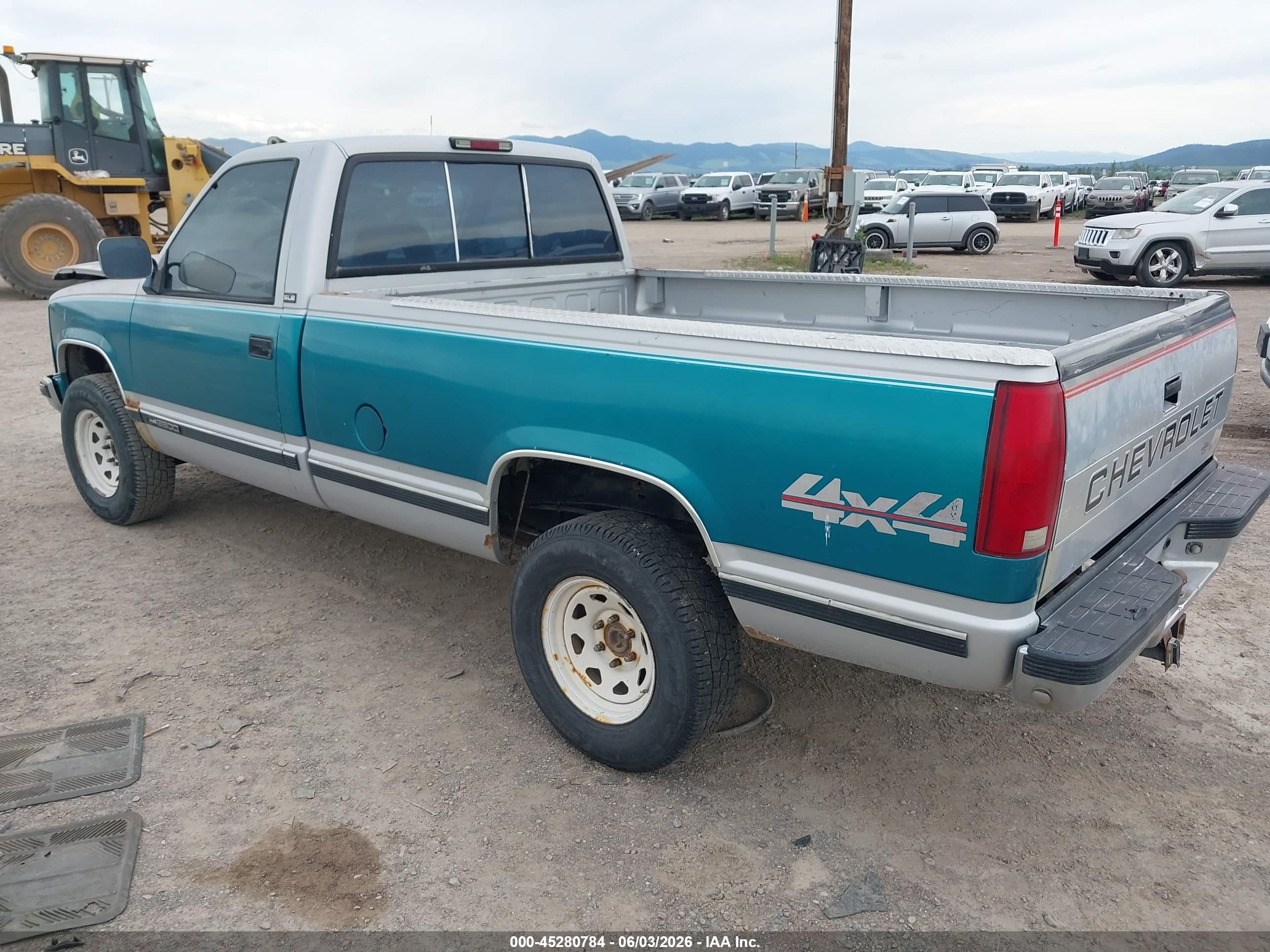 1994 Gmc Sierra K2500 Green vin: 1GTFK24K8RE534634
