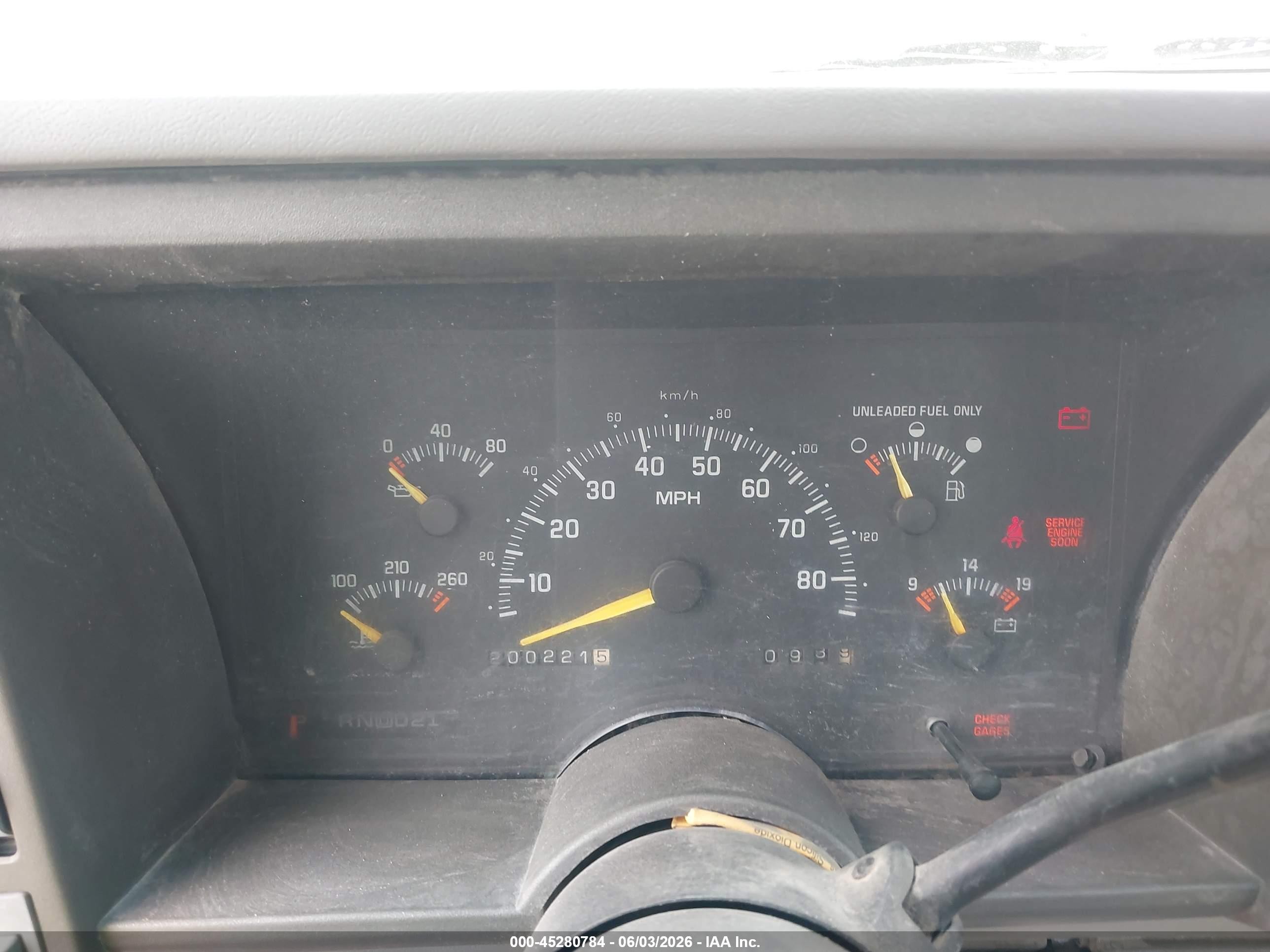 1994 Gmc Sierra K2500 Green vin: 1GTFK24K8RE534634
