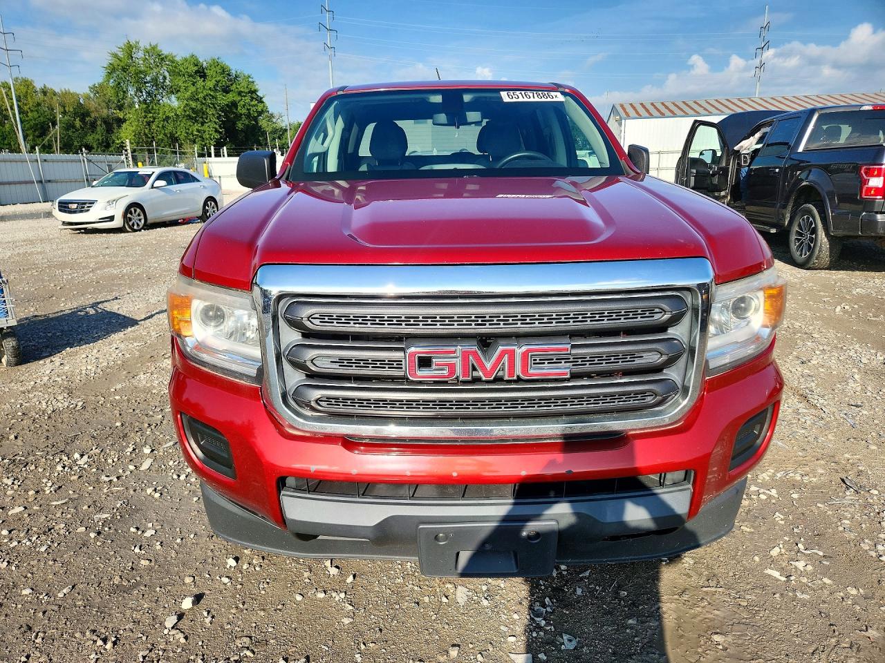 2015 Gmc Canyon Red vin: 1GTG5AEA5F1202875