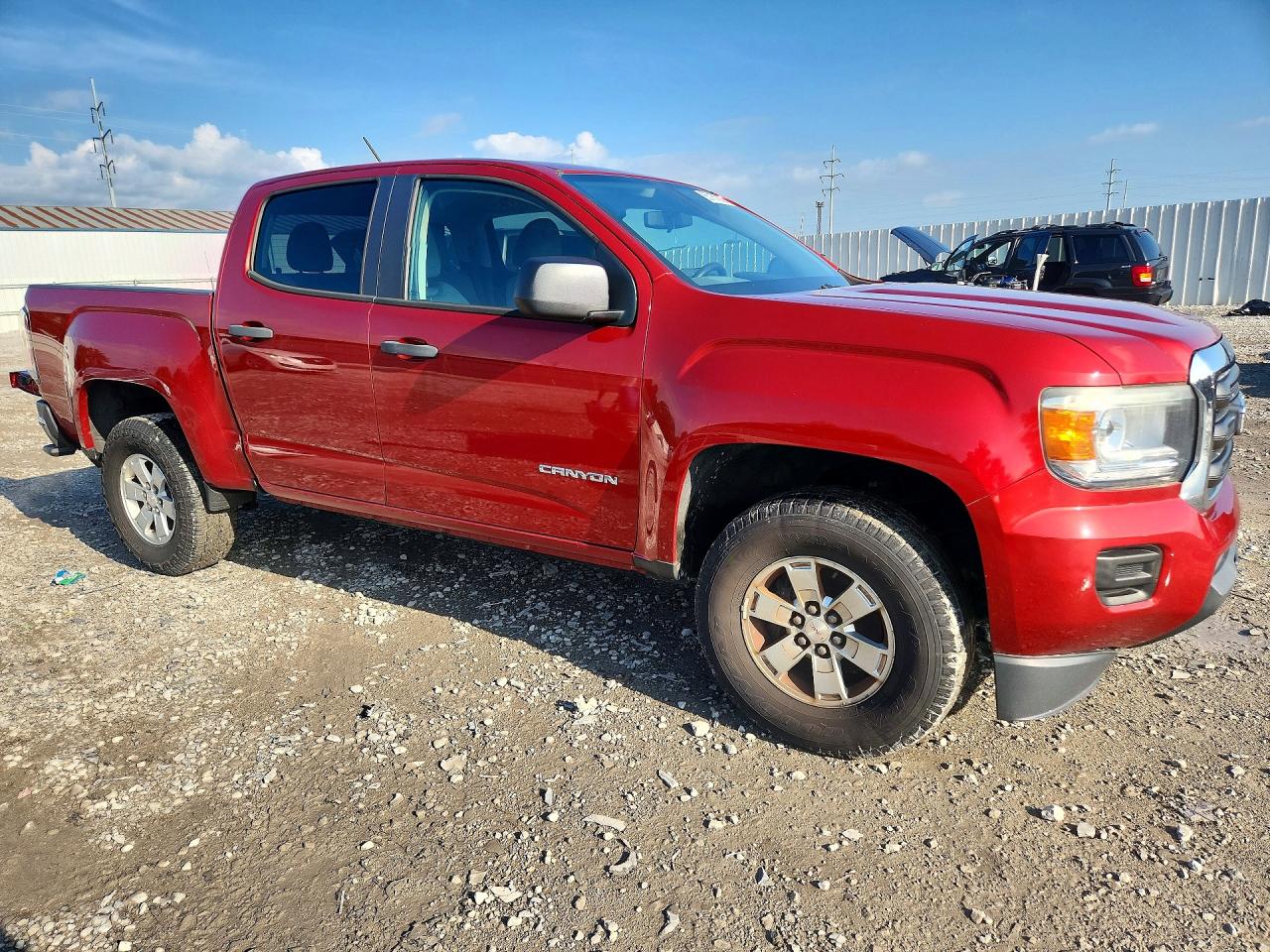 2015 Gmc Canyon Red vin: 1GTG5AEA5F1202875