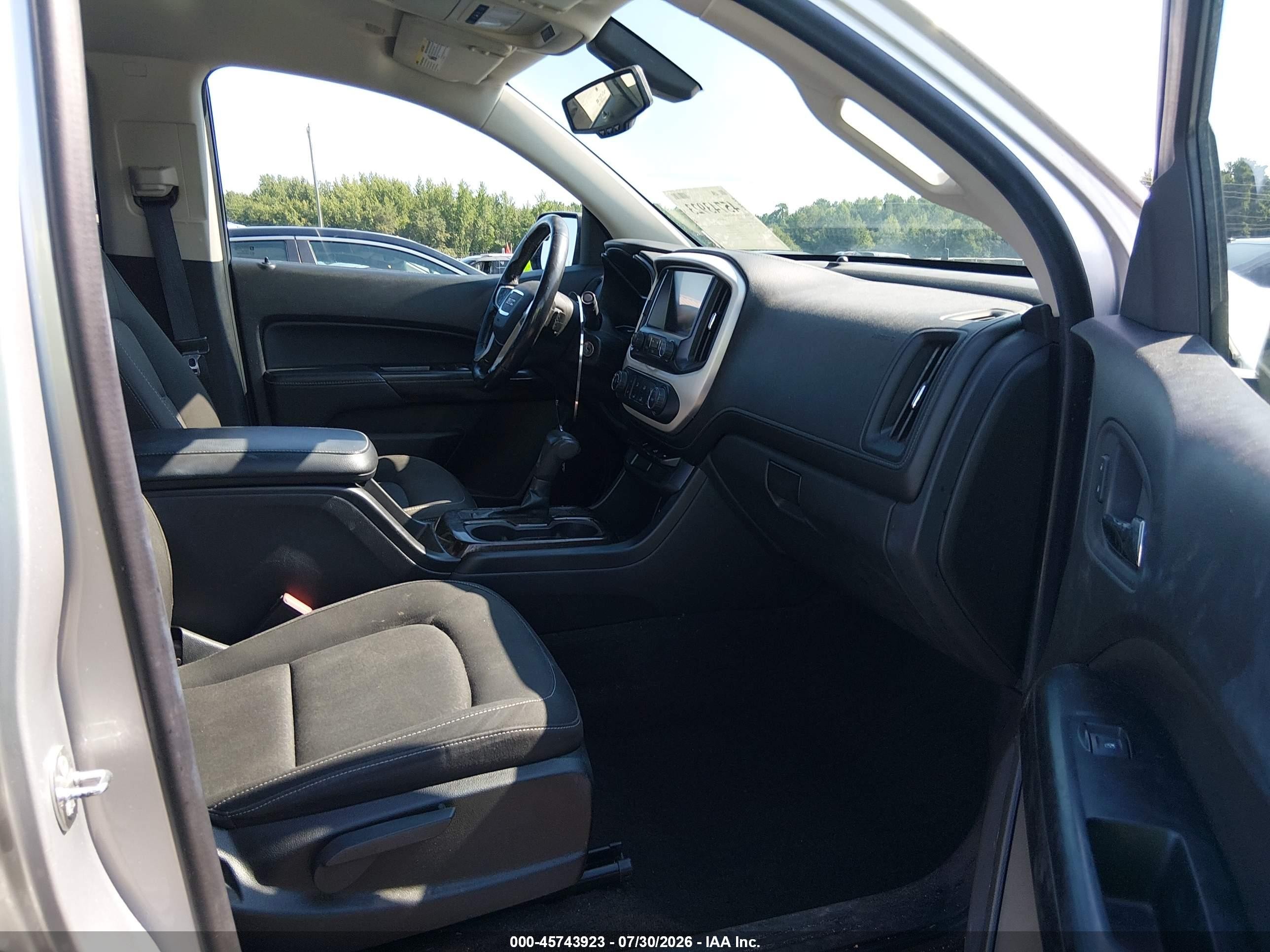 2015 Gmc Canyon 2wd Sle Silver vin: 1GTG5BE35F1235950