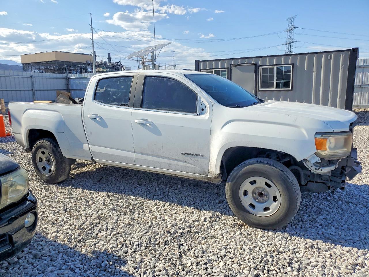 2015 Gmc Canyon Sle White vin: 1GTG5BE39F1154725
