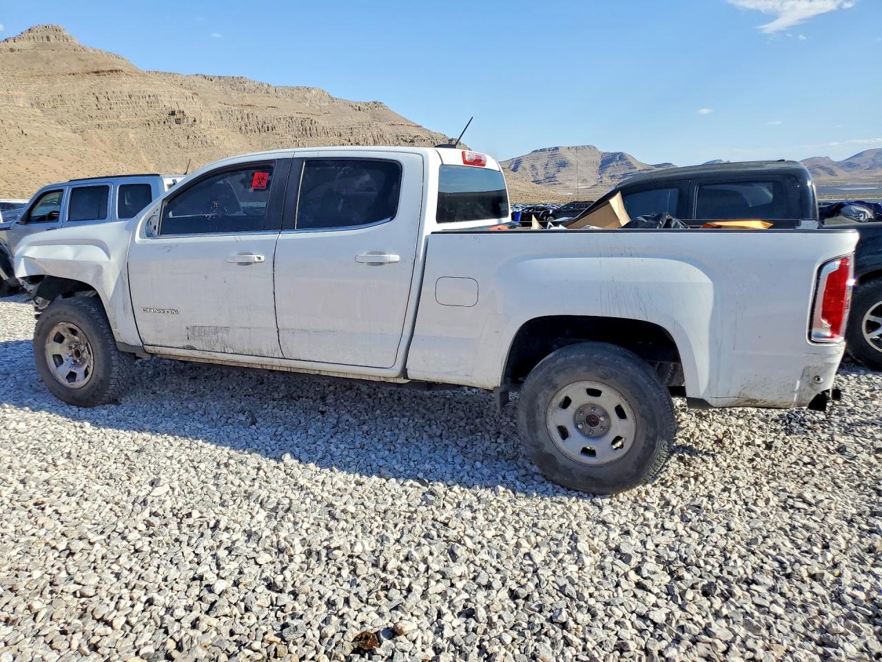 2015 Gmc Canyon Sle White vin: 1GTG5BE39F1154725