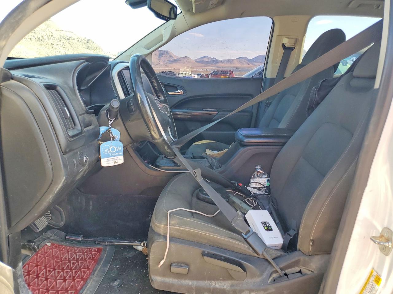 2015 Gmc Canyon Sle White vin: 1GTG5BE39F1154725