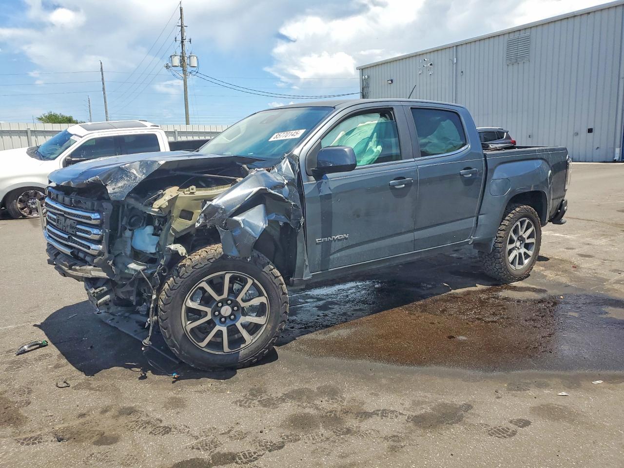 2015 Gmc Canyon Sle Серый vin: 1GTG5BE39F1249821