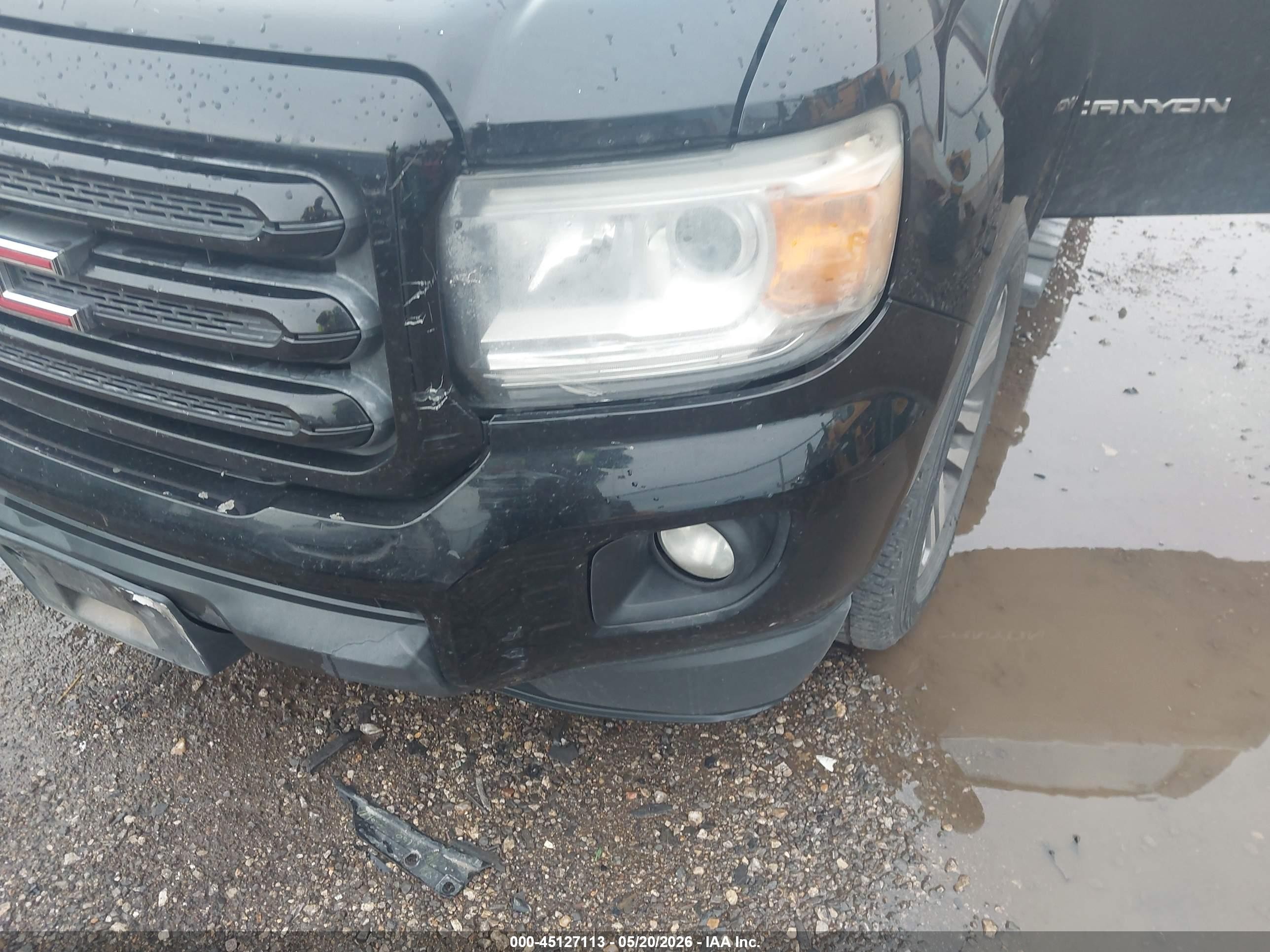 2015 Gmc Canyon Sle Black vin: 1GTG5BE3XF1252064