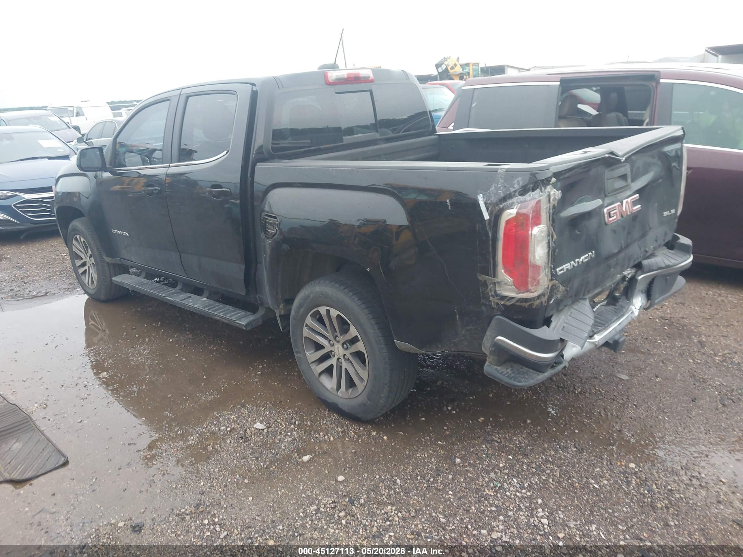 2015 Gmc Canyon Sle Black vin: 1GTG5BE3XF1252064