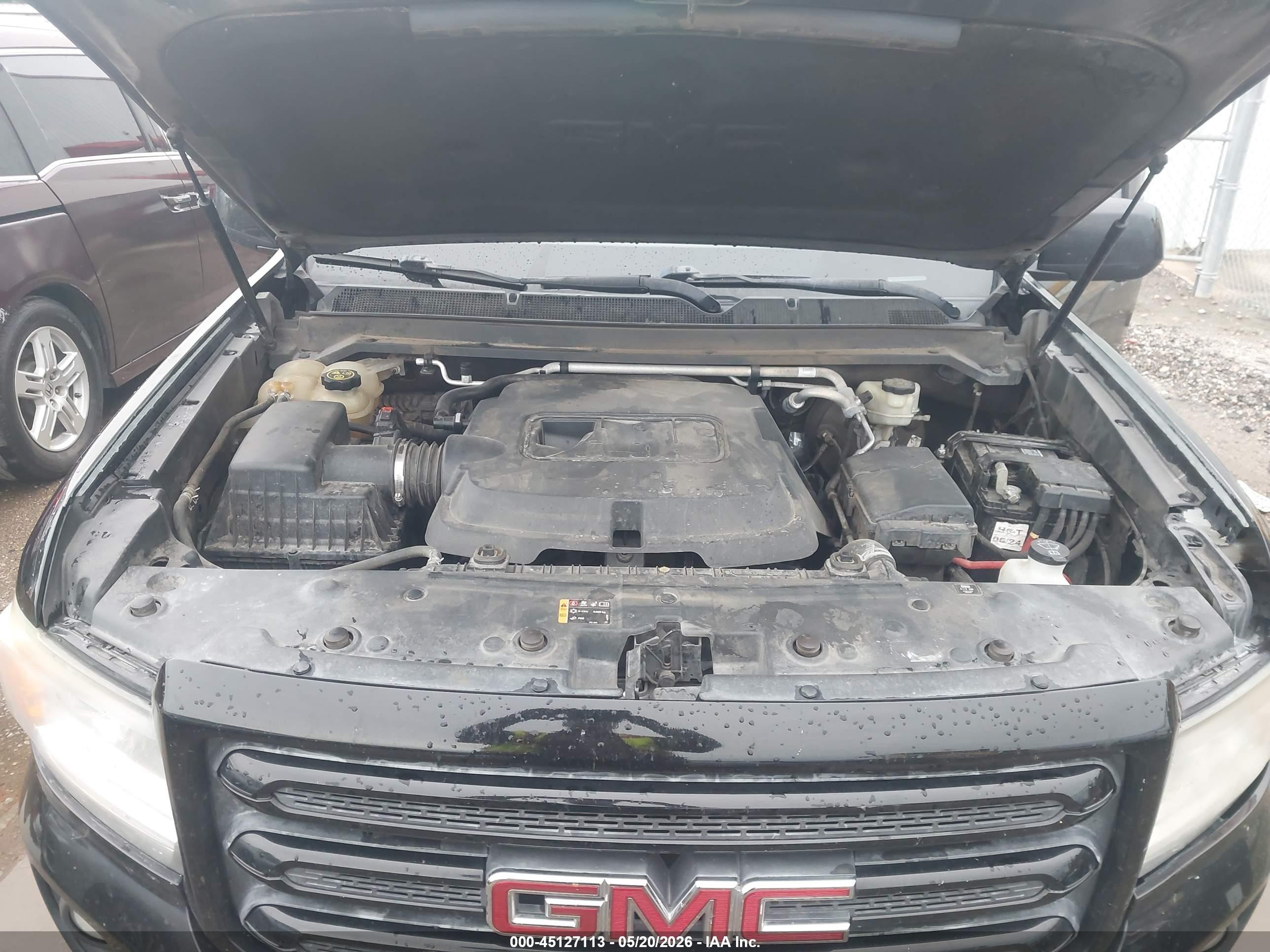 2015 Gmc Canyon Sle Black vin: 1GTG5BE3XF1252064