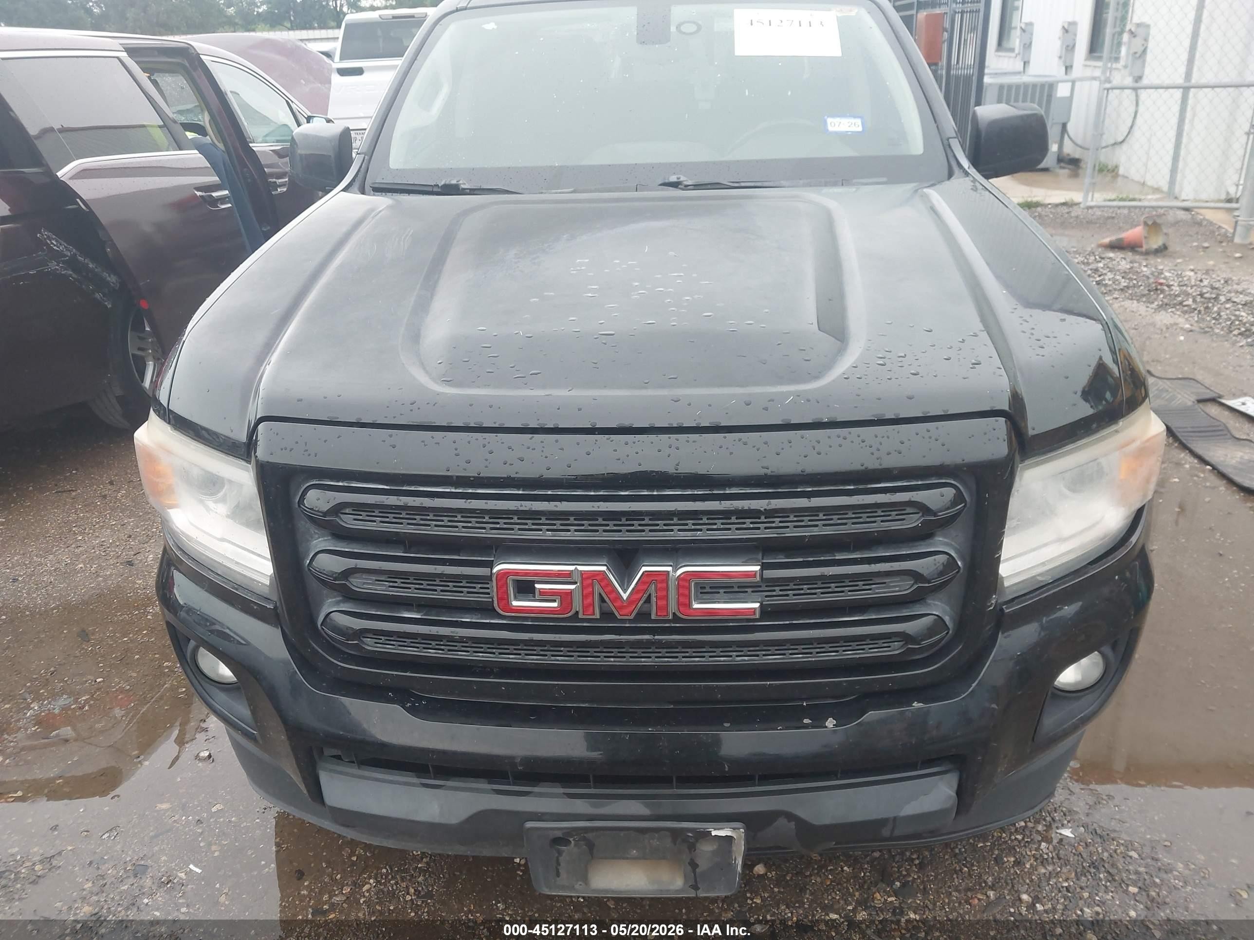 2015 Gmc Canyon Sle Black vin: 1GTG5BE3XF1252064