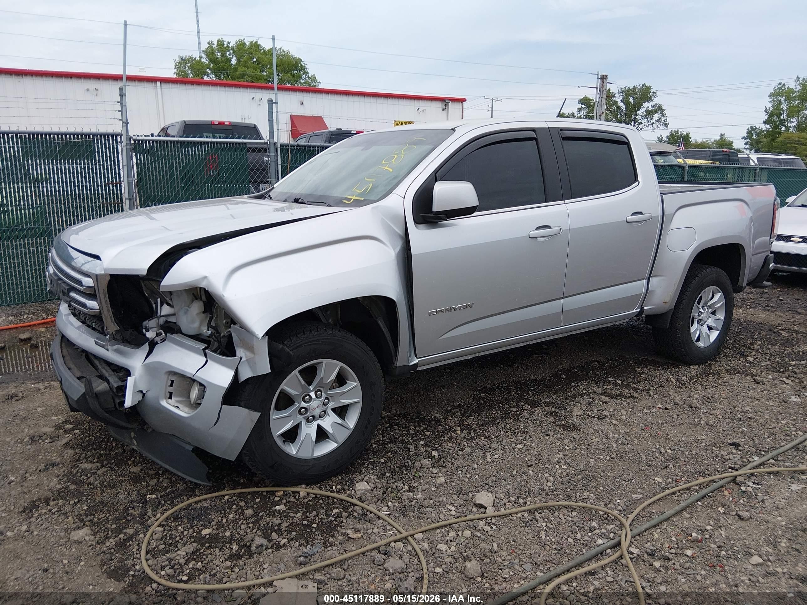 2015 Gmc Canyon Sle Серый vin: 1GTG5BEA0F1159830