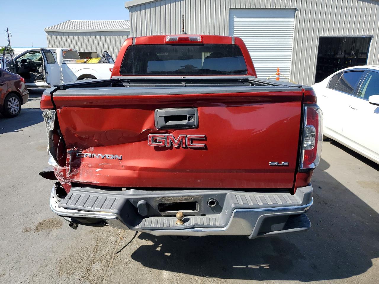 2015 Gmc Canyon Sle Red vin: 1GTG5BEA1F1249391