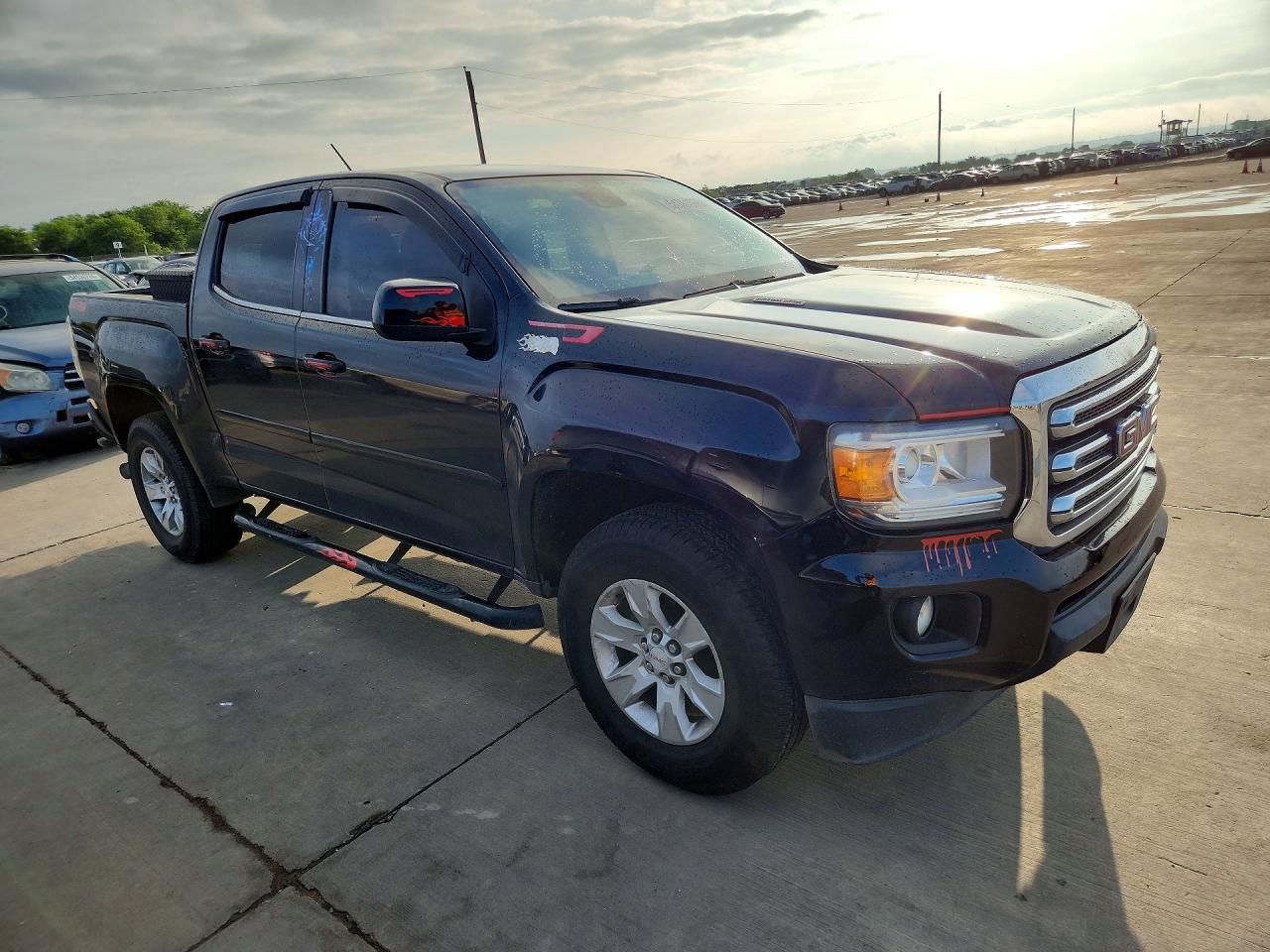 2016 Gmc Canyon Sle Black vin: 1GTG5CE17G1233722