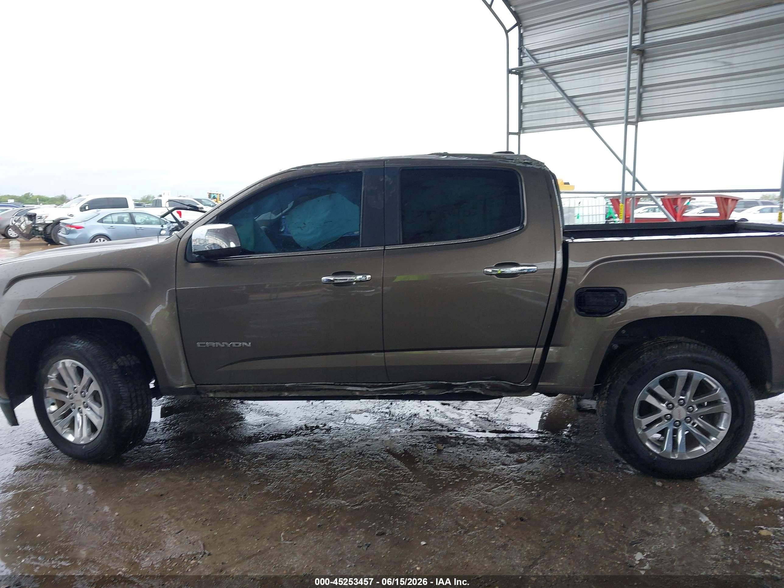 2015 Gmc Canyon Slt Gray vin: 1GTG5CE34F1209684