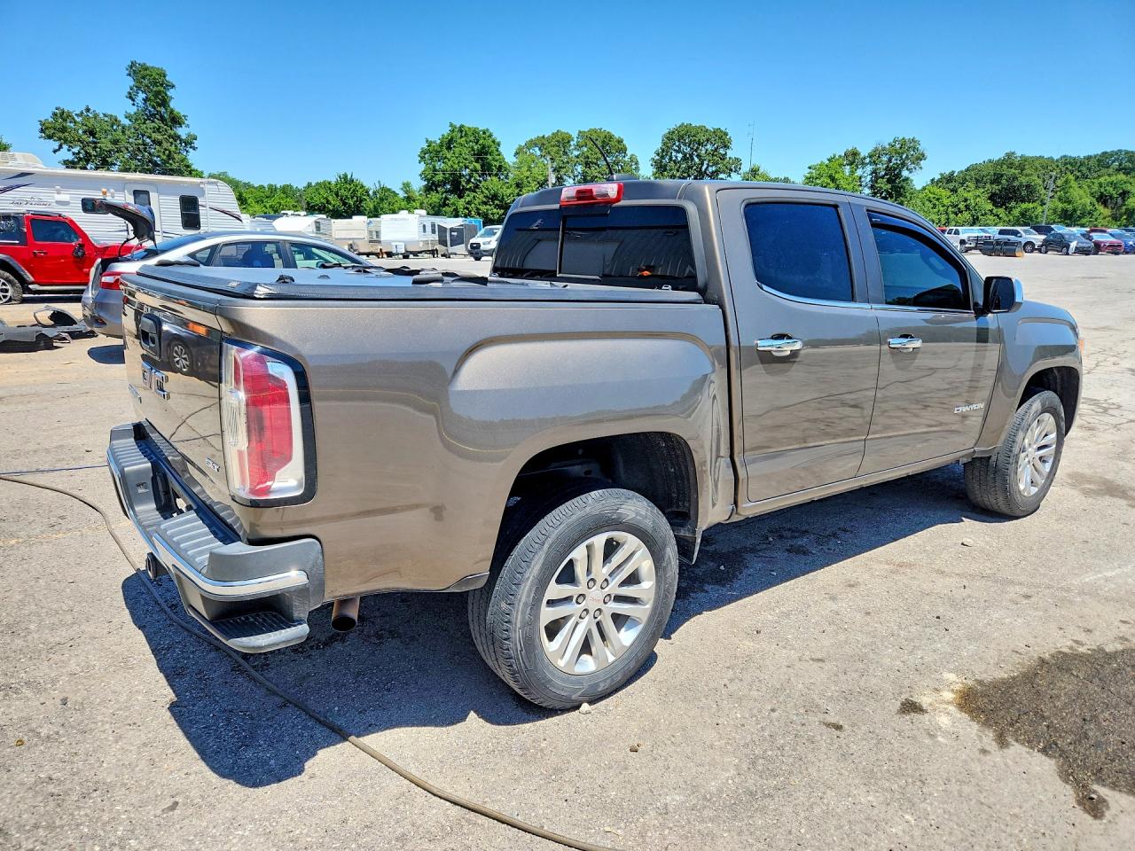 2015 Gmc Canyon Slt Серый vin: 1GTG5CE34F1261350