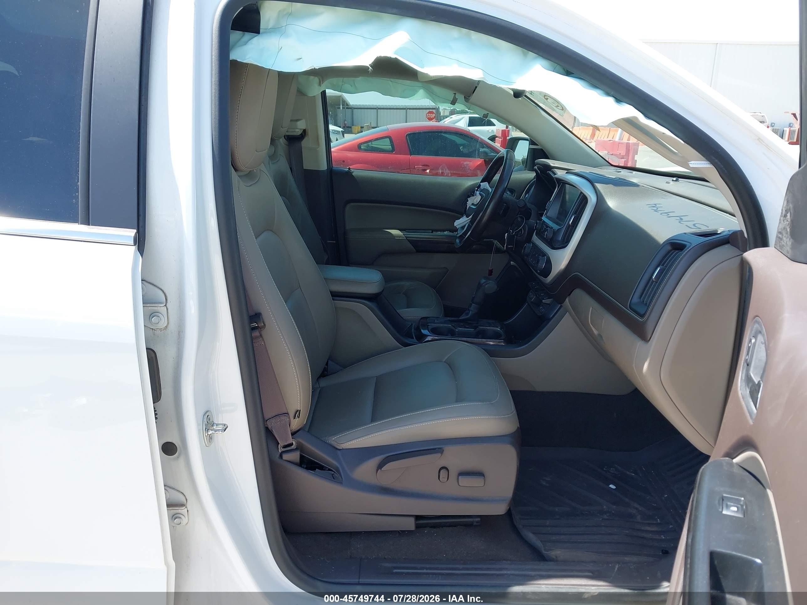 2015 Gmc Canyon 2wd Slt White vin: 1GTG5CE35F1238854