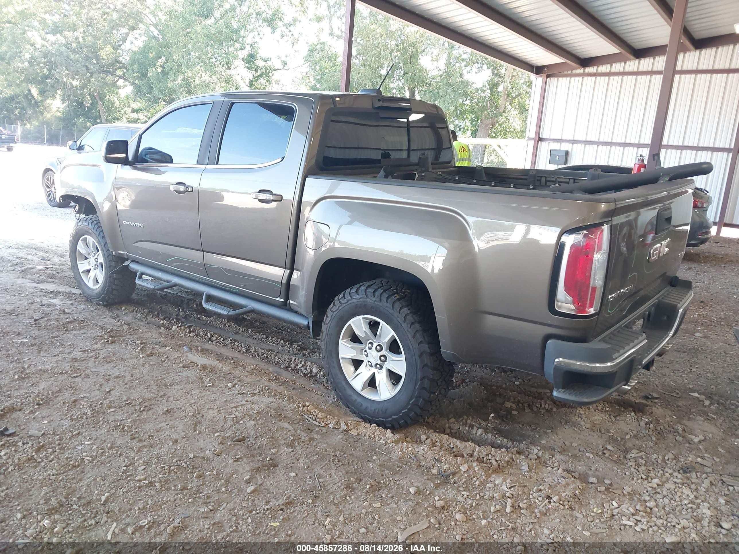 2016 Gmc Canyon 2wd Sle Gray vin: 1GTG5CE38G1356978