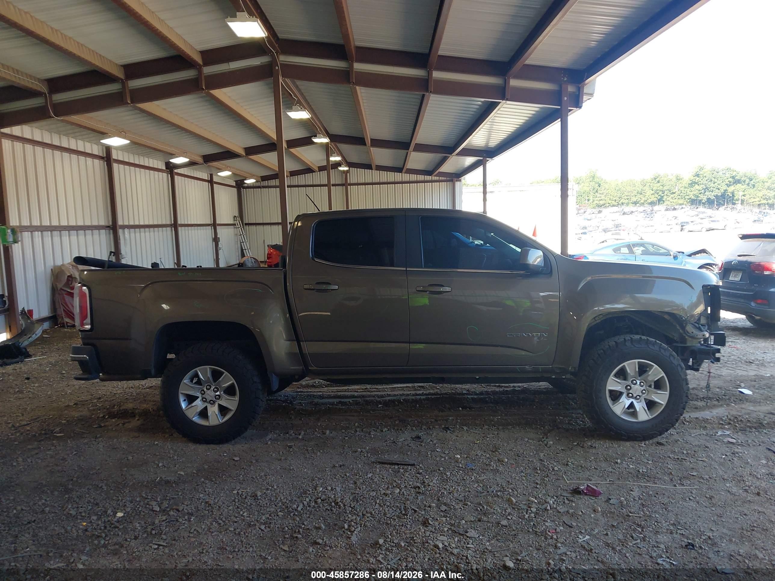 2016 Gmc Canyon 2wd Sle Gray vin: 1GTG5CE38G1356978