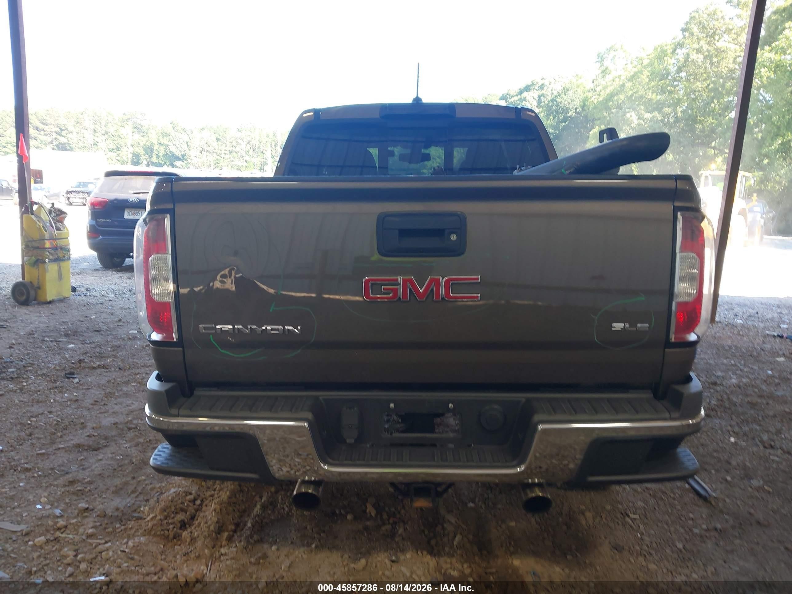 2016 Gmc Canyon 2wd Sle Gray vin: 1GTG5CE38G1356978