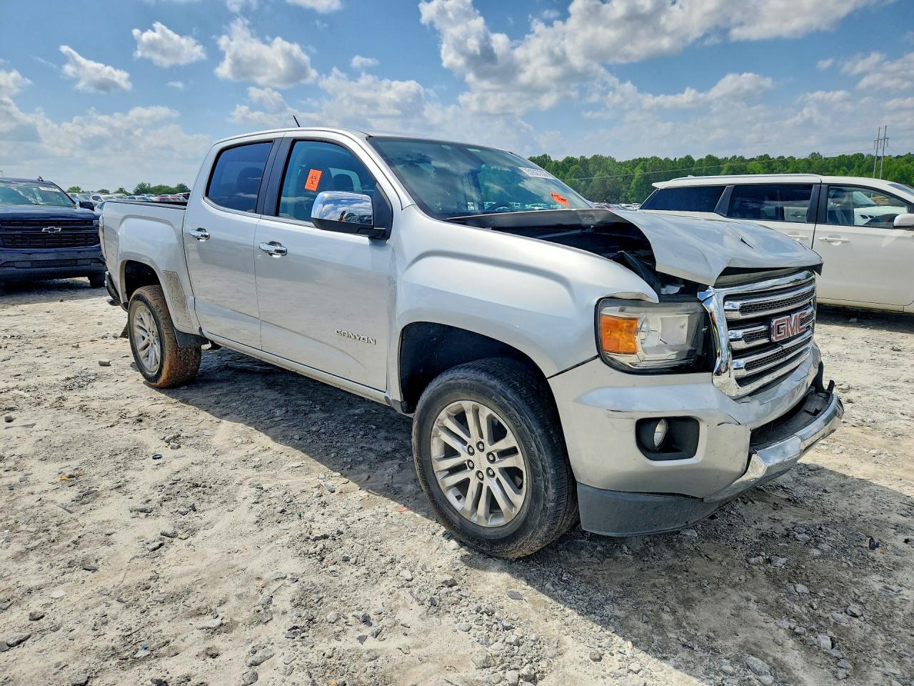 2015 Gmc Canyon Slt Silver vin: 1GTG5CE3XF1166968