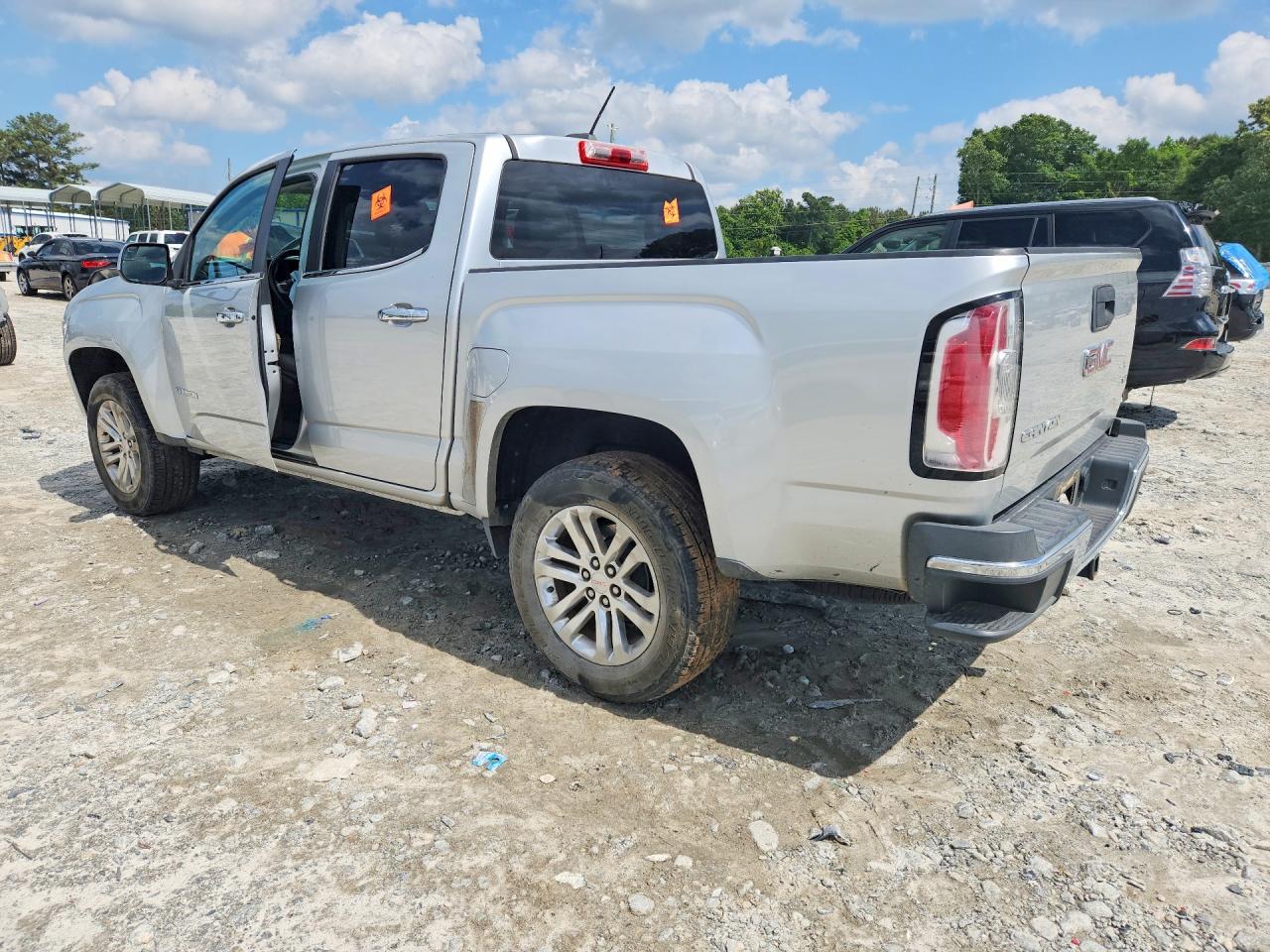 2015 Gmc Canyon Slt Silver vin: 1GTG5CE3XF1166968