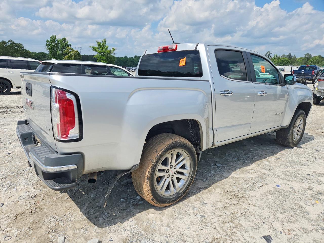 2015 Gmc Canyon Slt Silver vin: 1GTG5CE3XF1166968