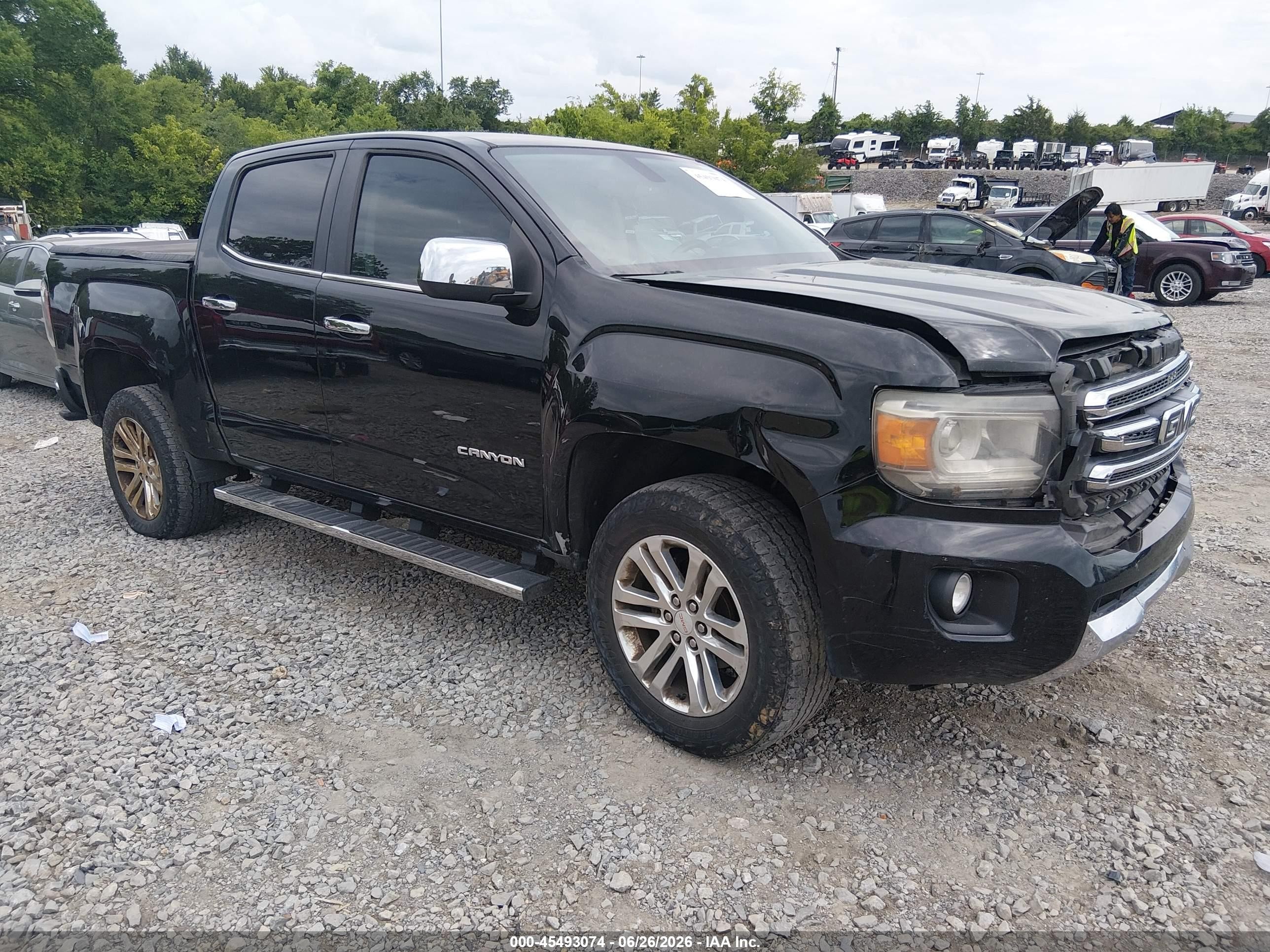 2015 Gmc Canyon 2wd Slt Черный vin: 1GTG5CE3XF1199873