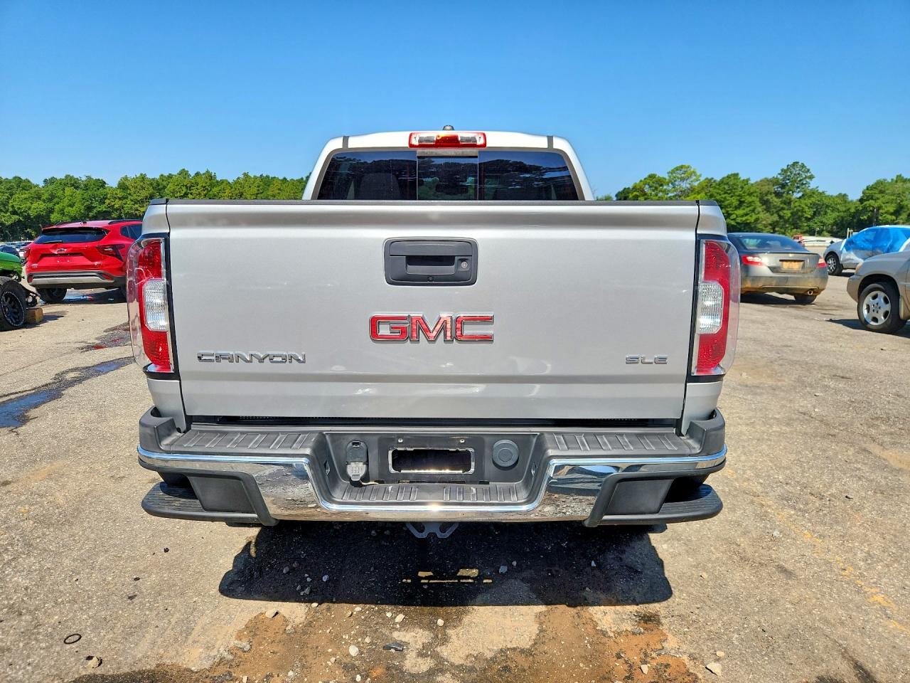 2018 Gmc Canyon Sle Silver vin: 1GTG5CEA1J1288769