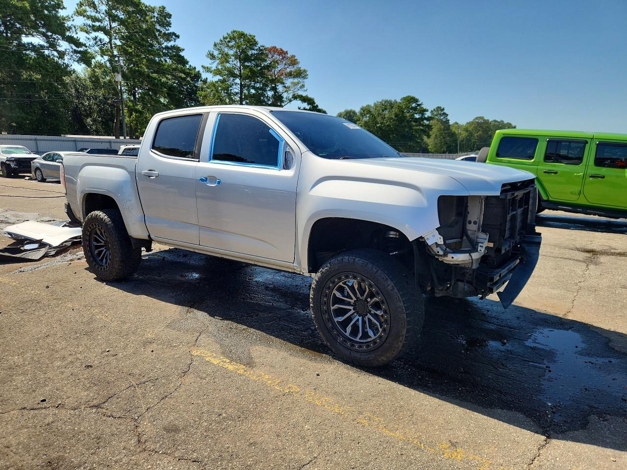 2018 Gmc Canyon Sle Silver vin: 1GTG5CEA1J1288769