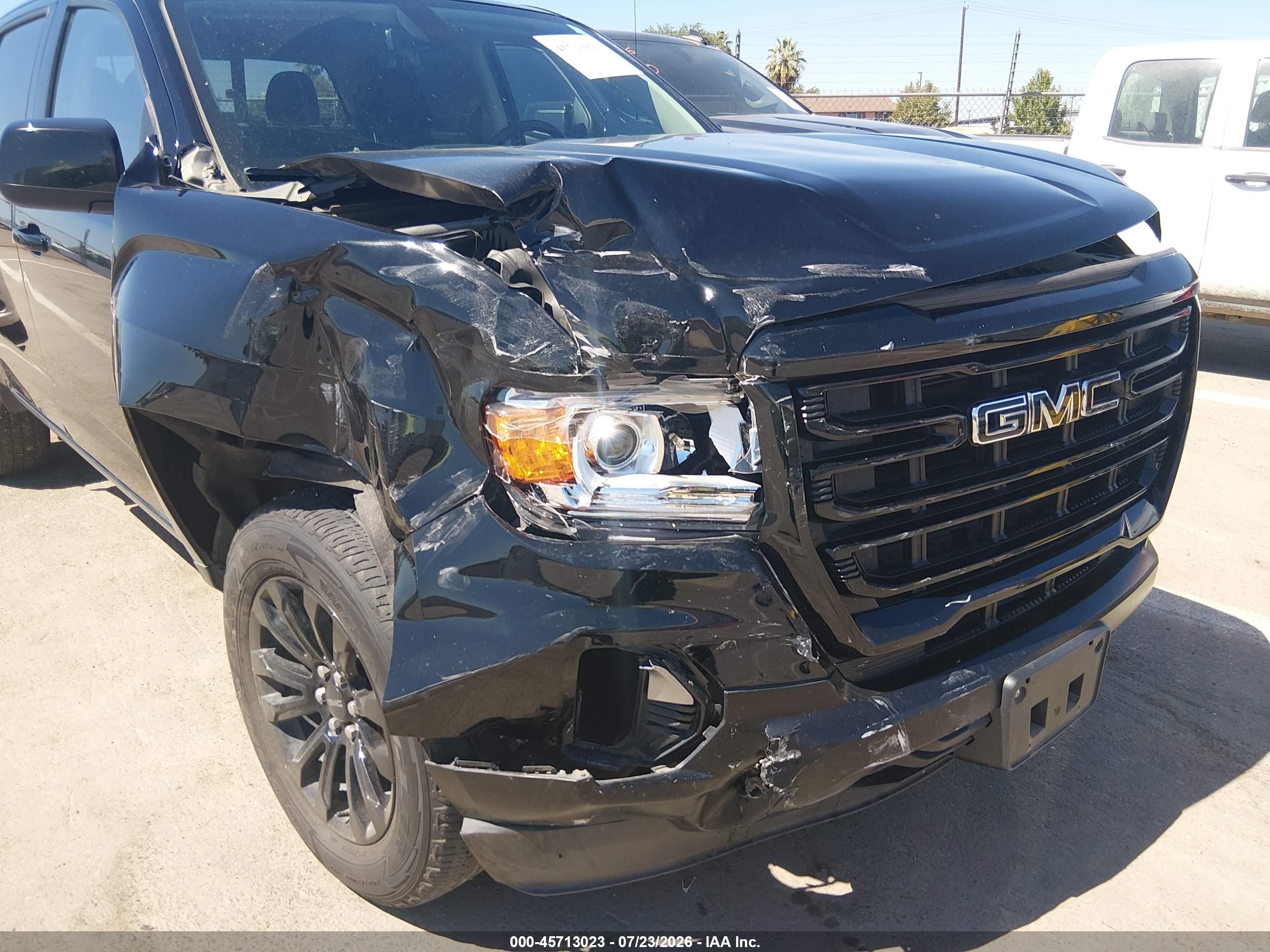 2022 Gmc Canyon 2wd  Short Box Elevation Black vin: 1GTG5CEN3N1318203