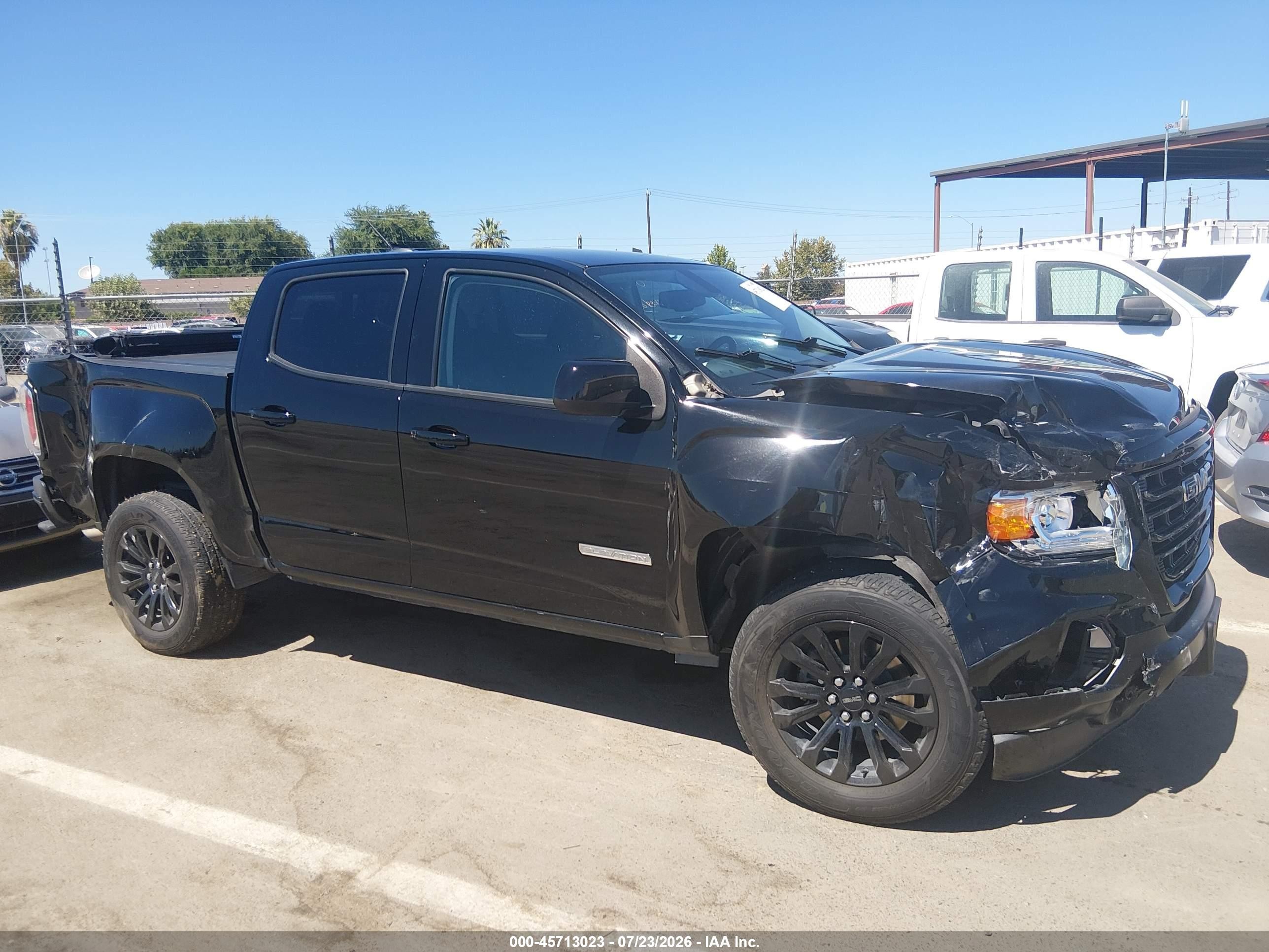 2022 Gmc Canyon 2wd  Short Box Elevation Black vin: 1GTG5CEN3N1318203